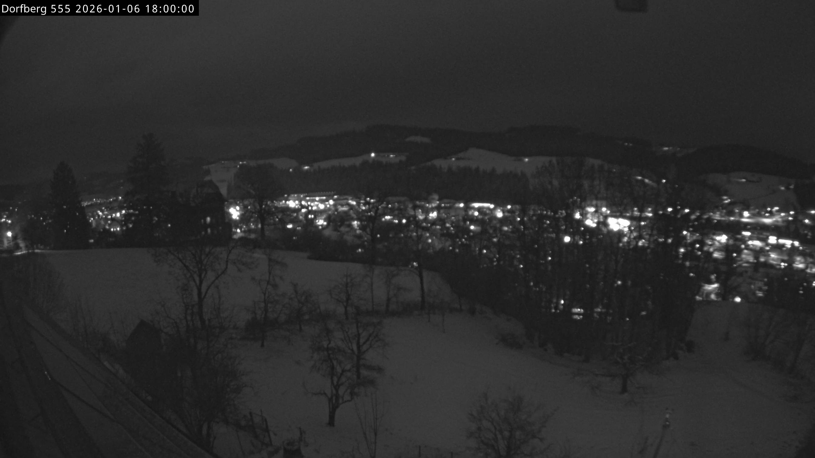 Webcam-Bild: Aussicht vom Dorfberg in Langnau 20260106-180000