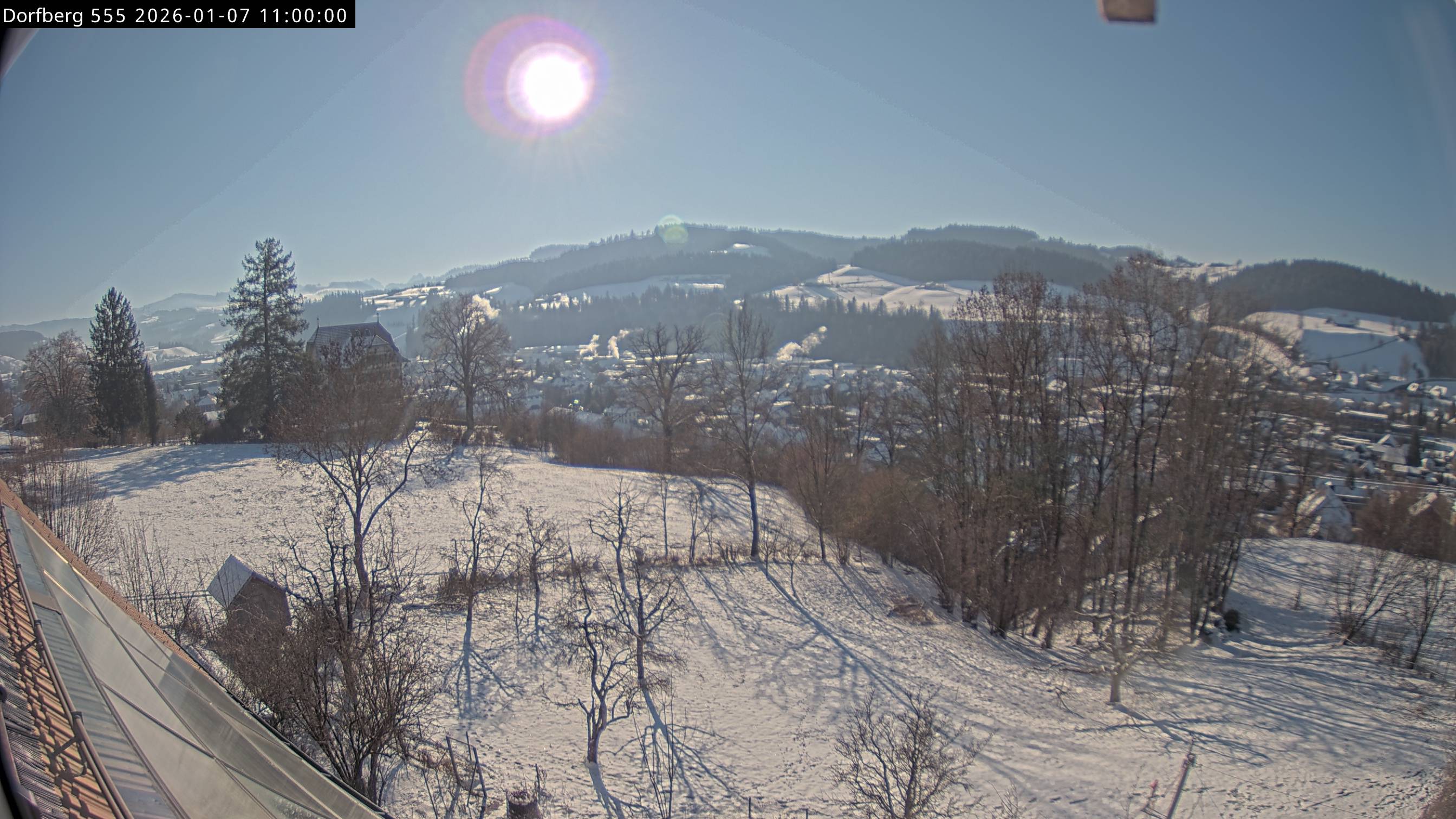 Webcam-Bild: Aussicht vom Dorfberg in Langnau 20260107-110000