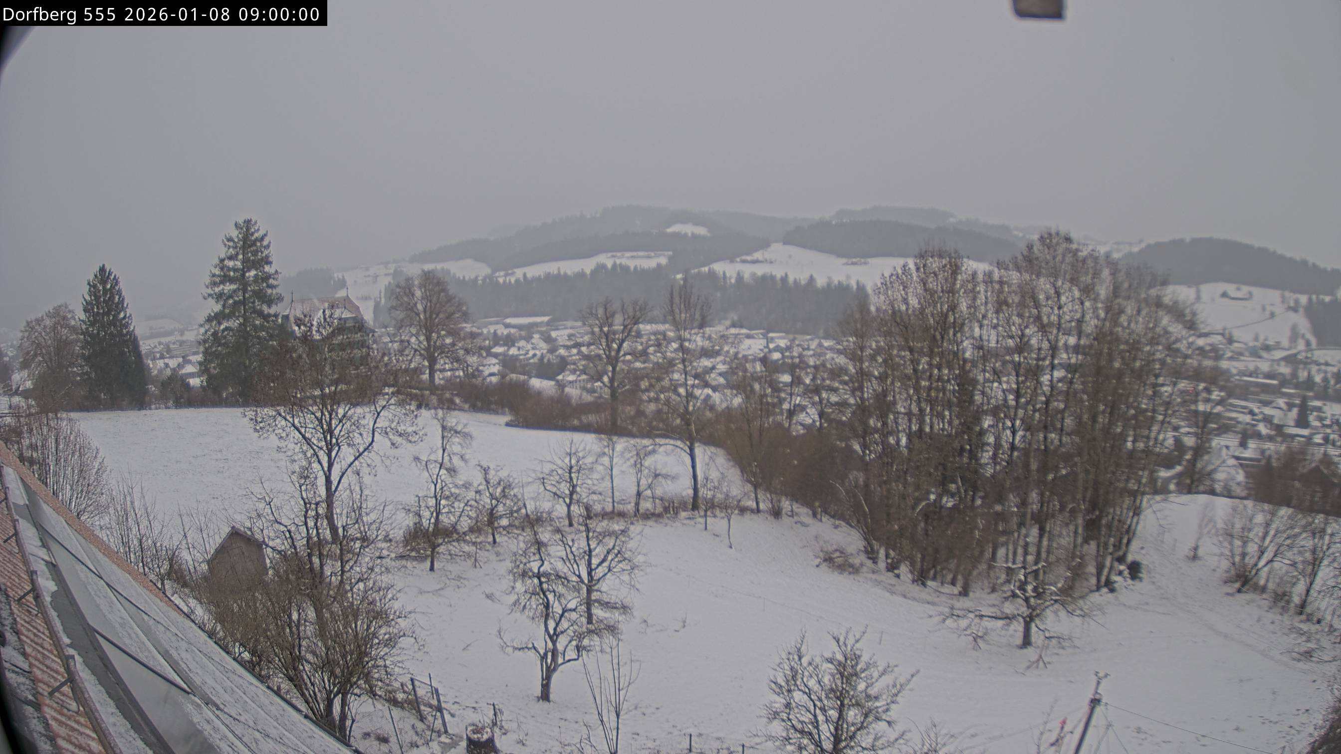 Webcam-Bild: Aussicht vom Dorfberg in Langnau 20260108-090000