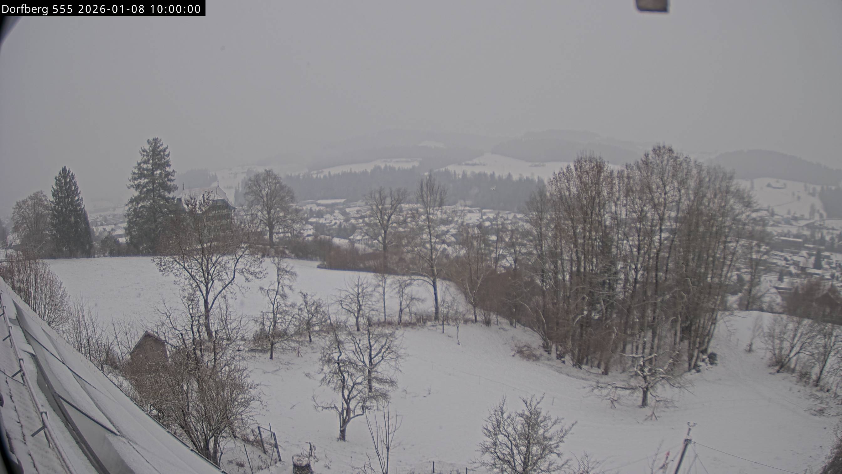 Webcam-Bild: Aussicht vom Dorfberg in Langnau 20260108-100000