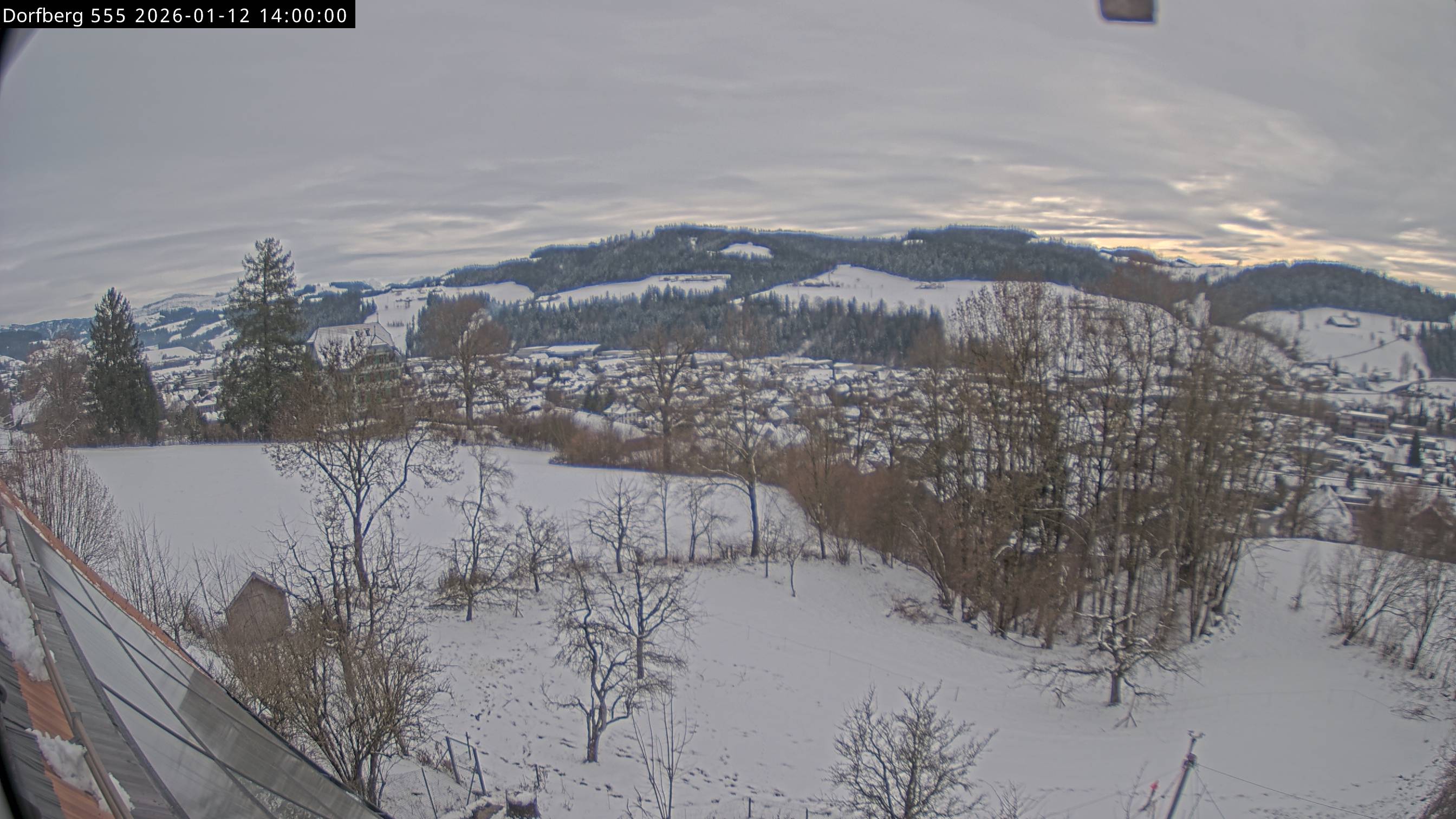 Webcam-Bild: Aussicht vom Dorfberg in Langnau 20260112-140000