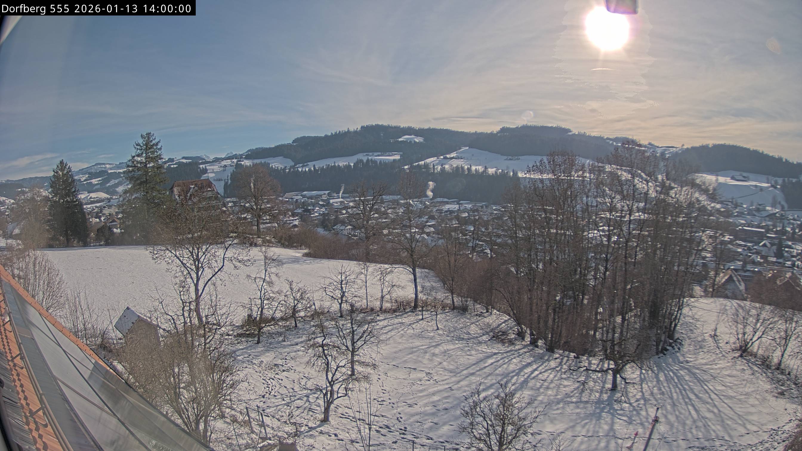Webcam-Bild: Aussicht vom Dorfberg in Langnau 20260113-140000