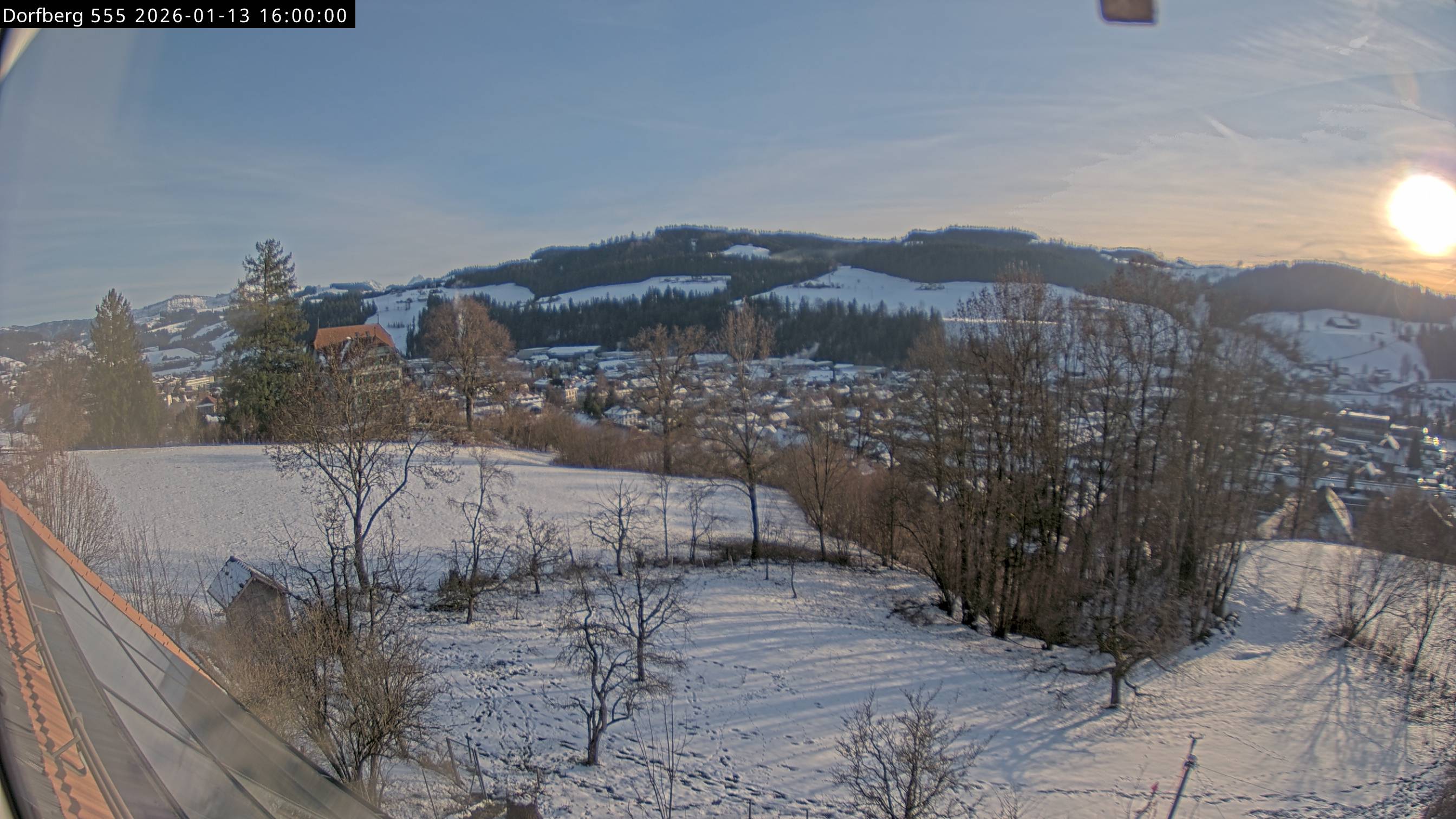 Webcam-Bild: Aussicht vom Dorfberg in Langnau 20260113-160000
