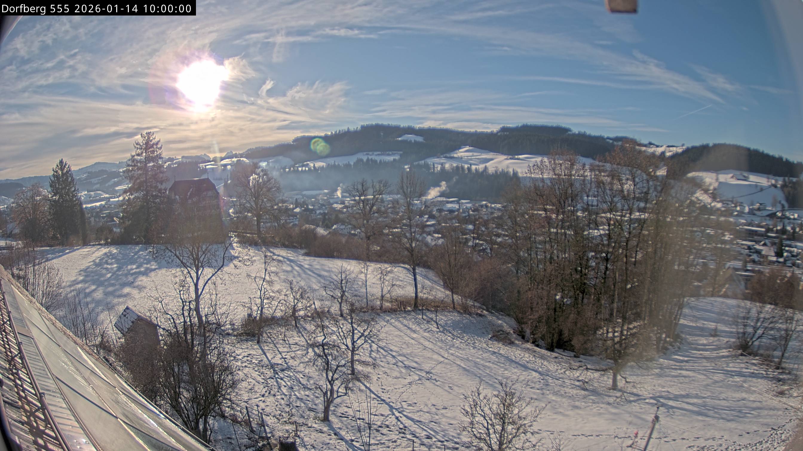 Webcam-Bild: Aussicht vom Dorfberg in Langnau 20260114-100000