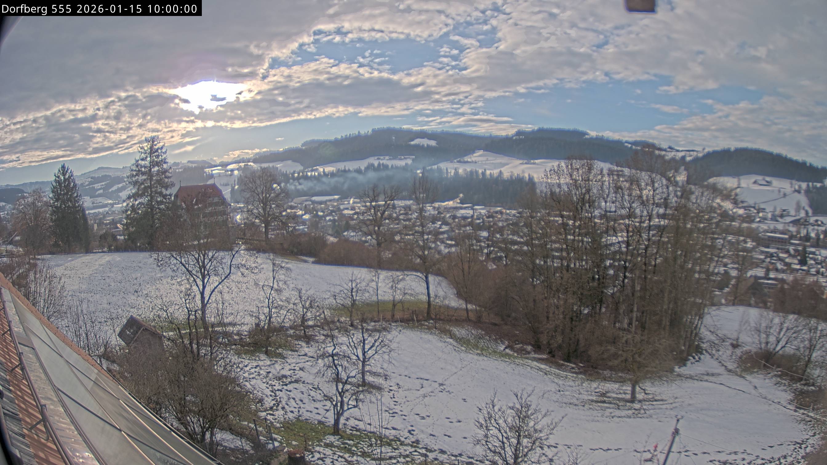 Webcam-Bild: Aussicht vom Dorfberg in Langnau 20260115-100000