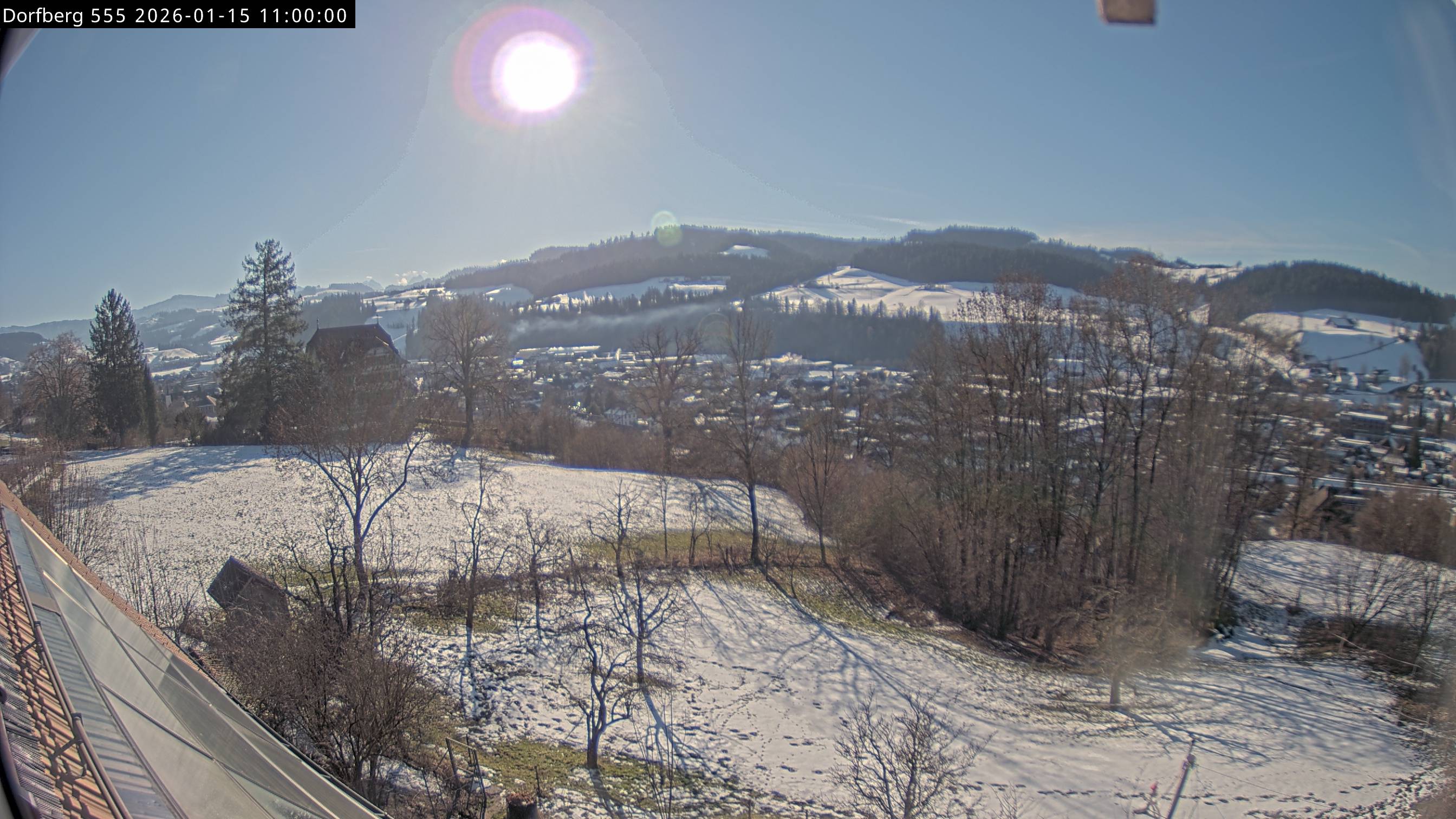 Webcam-Bild: Aussicht vom Dorfberg in Langnau 20260115-110000