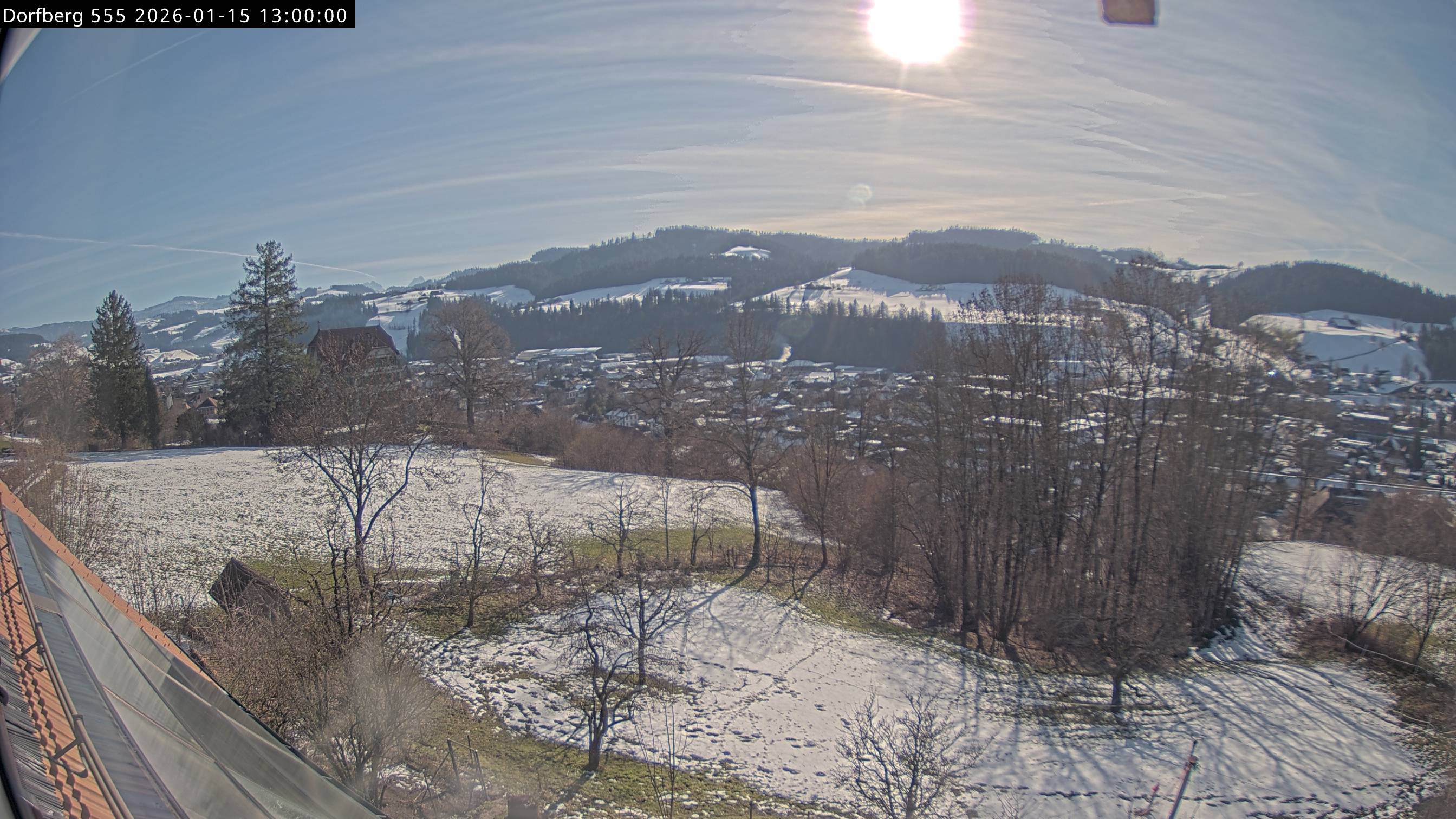 Webcam-Bild: Aussicht vom Dorfberg in Langnau 20260115-130000