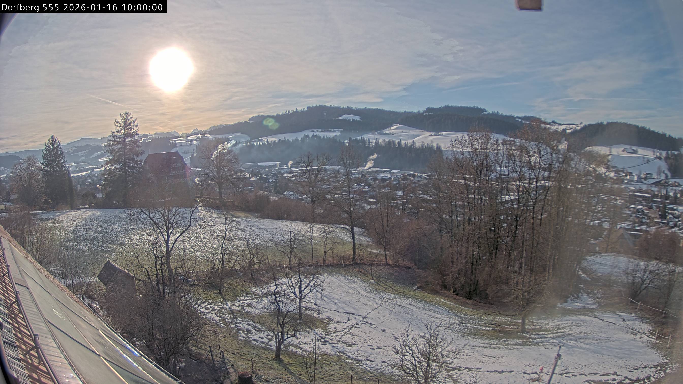 Webcam-Bild: Aussicht vom Dorfberg in Langnau 20260116-100000