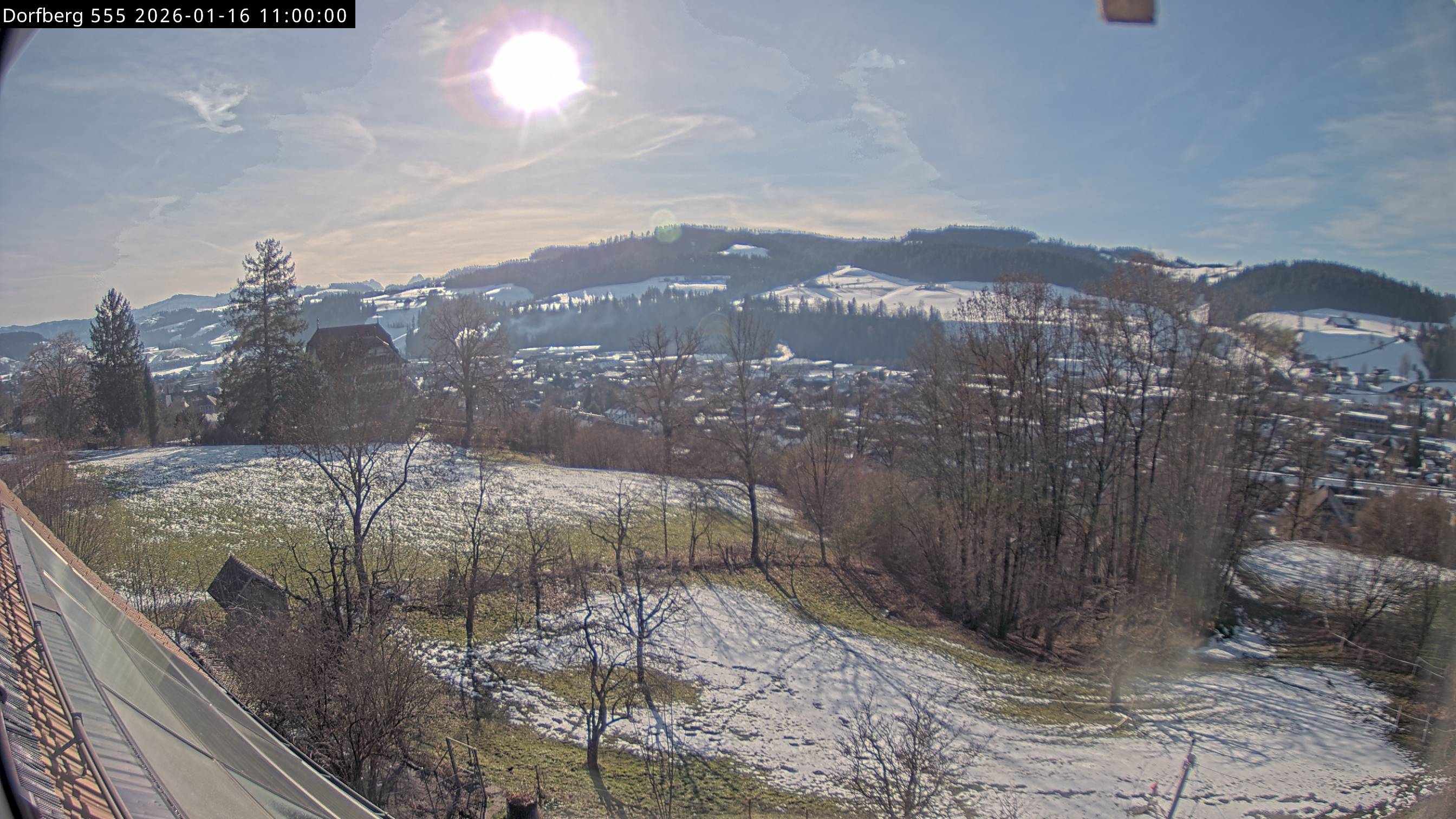Webcam-Bild: Aussicht vom Dorfberg in Langnau 20260116-110000