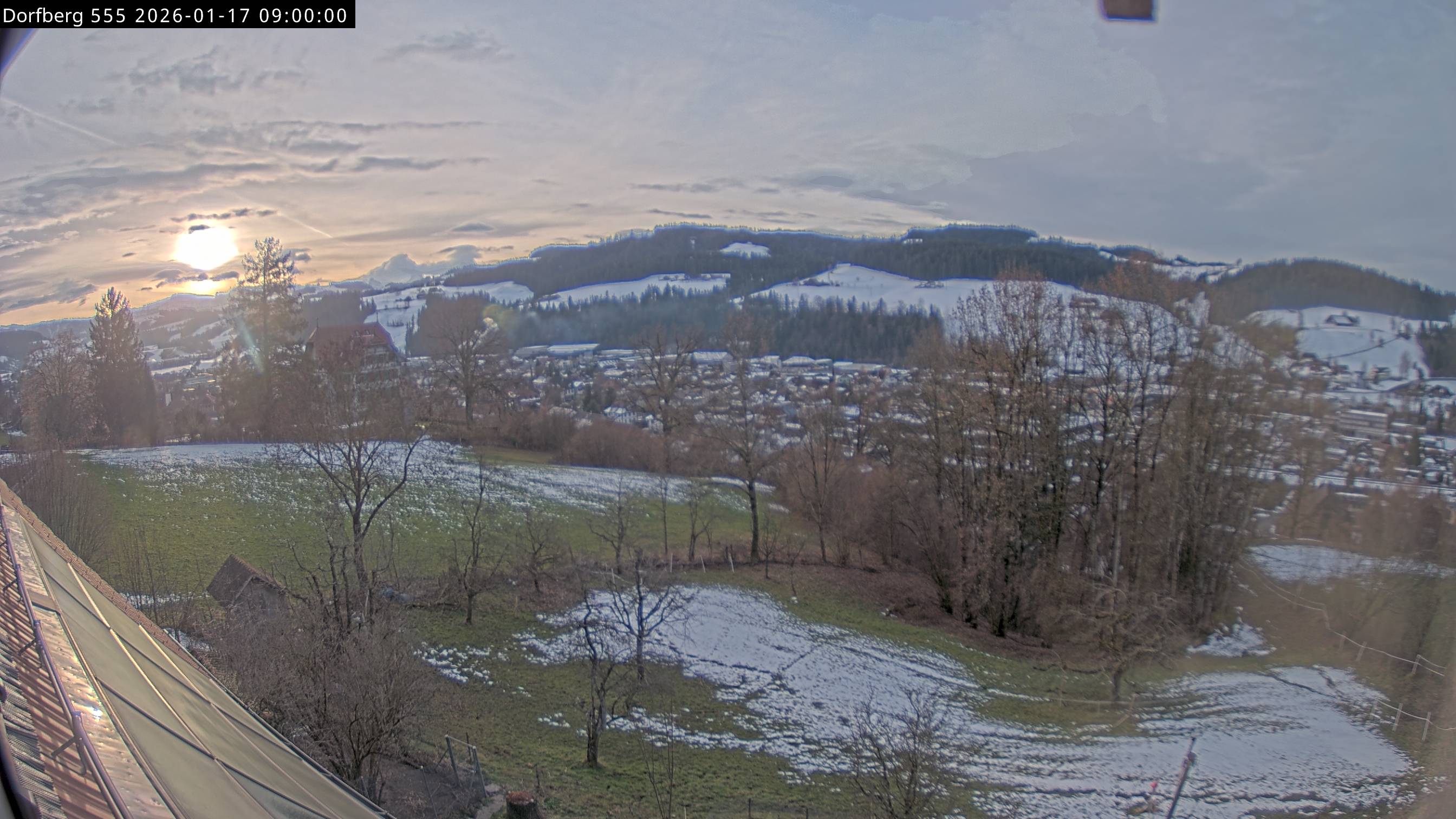 Webcam-Bild: Aussicht vom Dorfberg in Langnau 20260117-090000