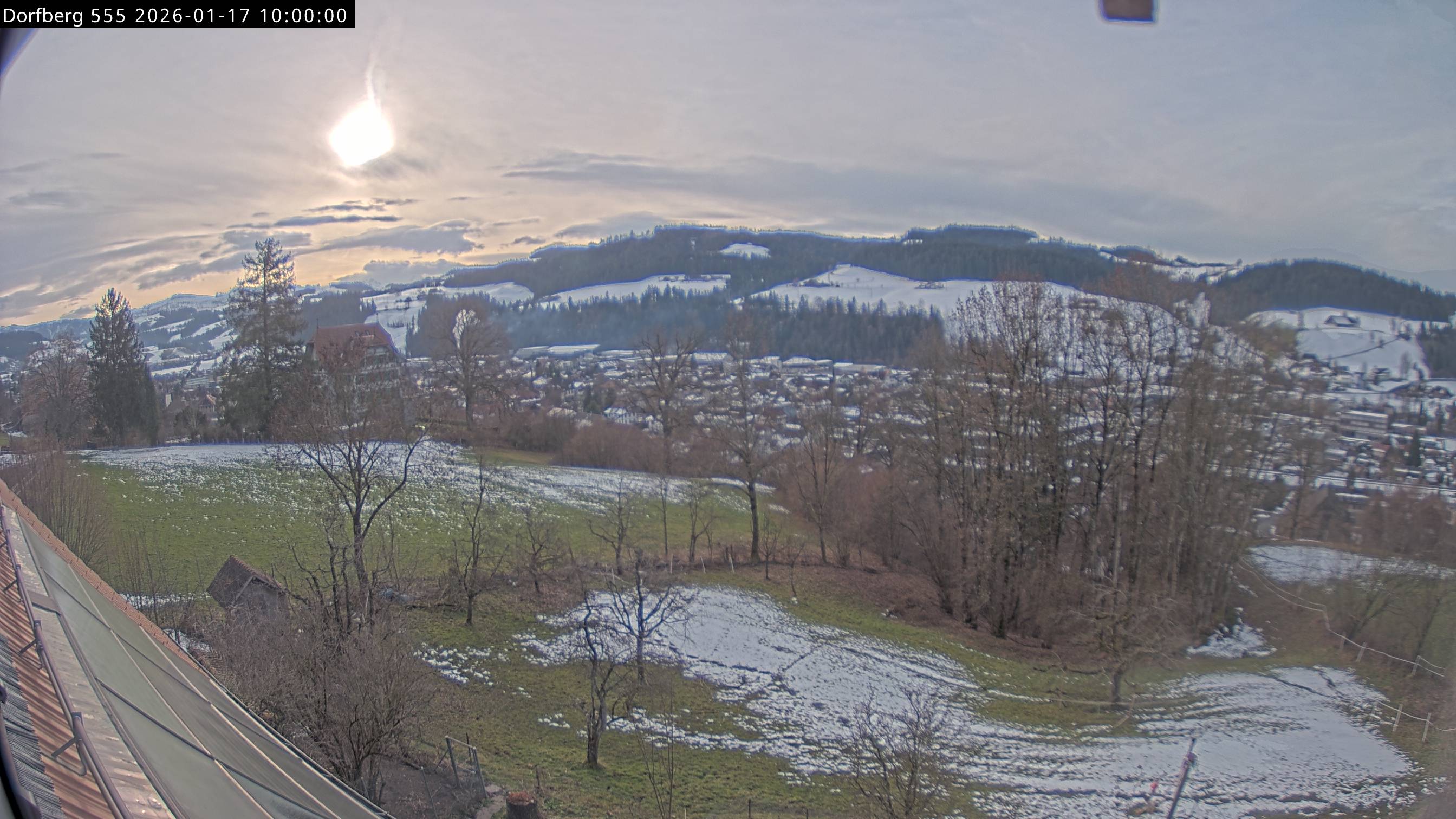 Webcam-Bild: Aussicht vom Dorfberg in Langnau 20260117-100000