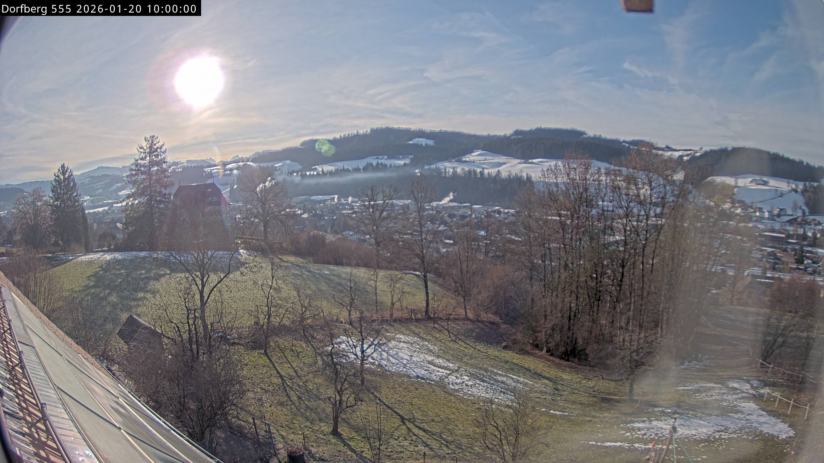 Webcam-Bild: Aussicht vom Dorfberg in Langnau 20260120-100000