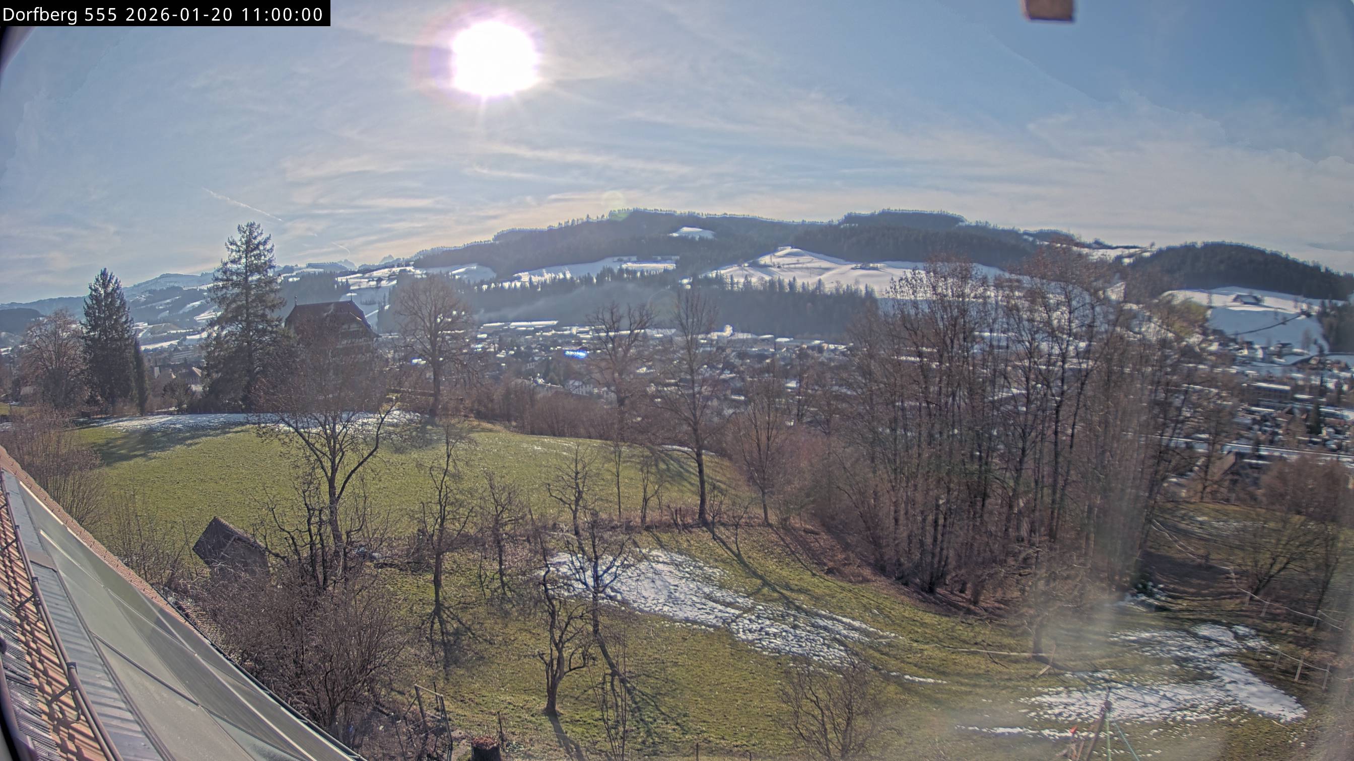 Webcam-Bild: Aussicht vom Dorfberg in Langnau 20260120-110000