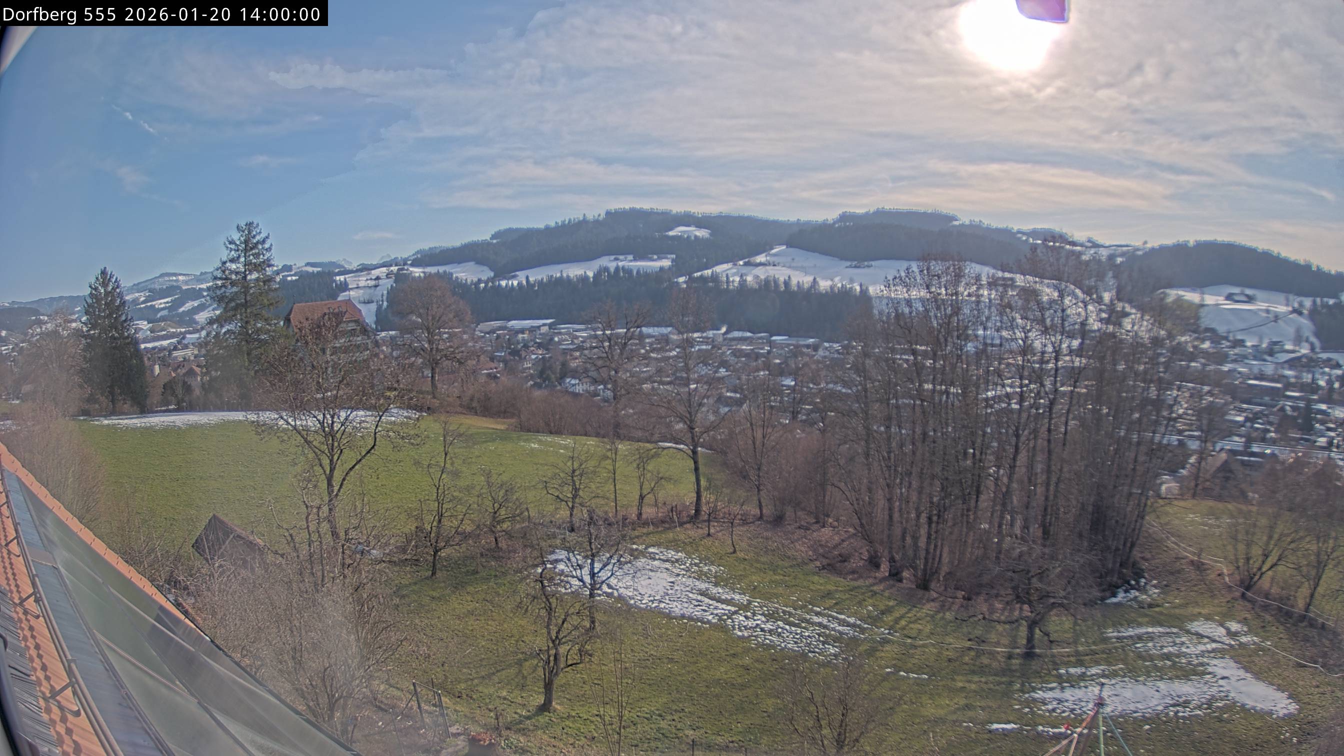 Webcam-Bild: Aussicht vom Dorfberg in Langnau 20260120-140000