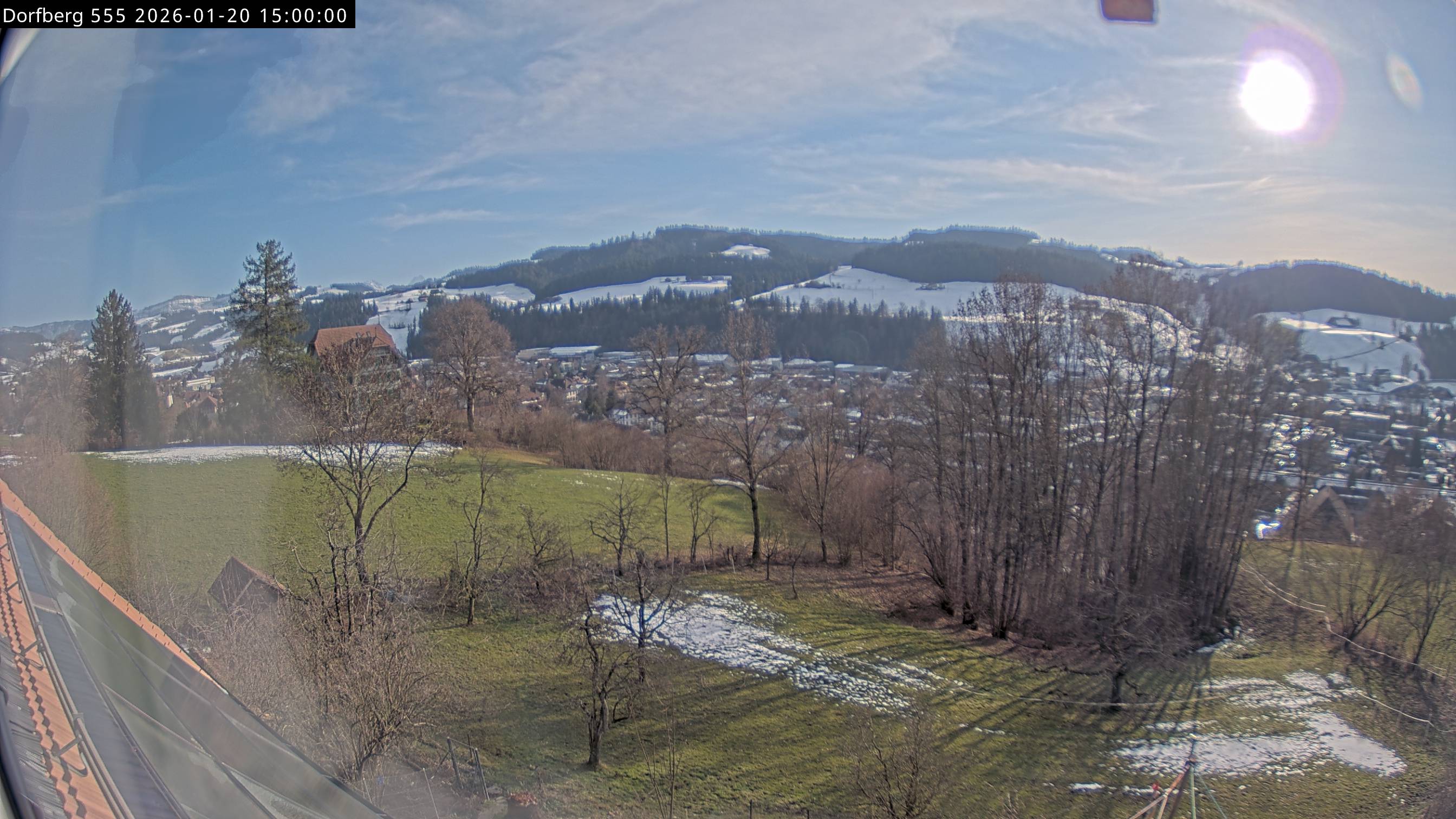 Webcam-Bild: Aussicht vom Dorfberg in Langnau 20260120-150000
