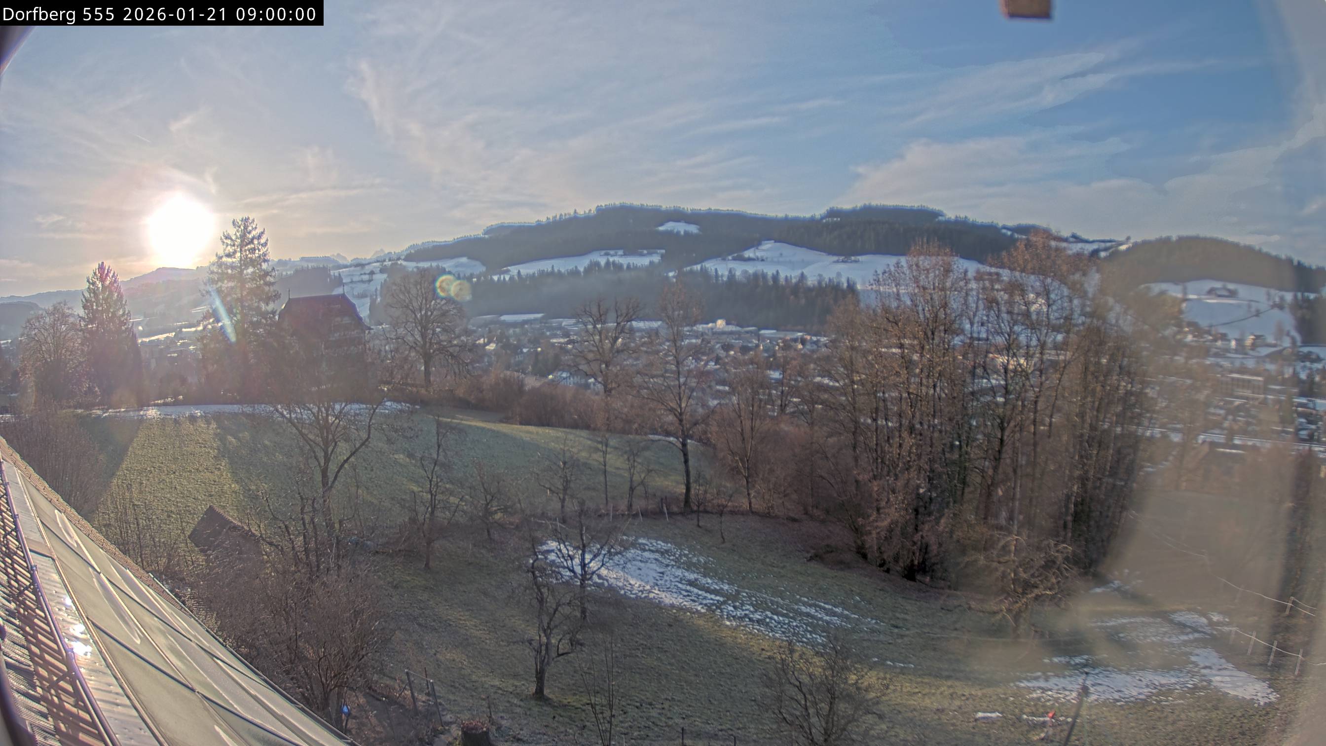 Webcam-Bild: Aussicht vom Dorfberg in Langnau 20260121-090000