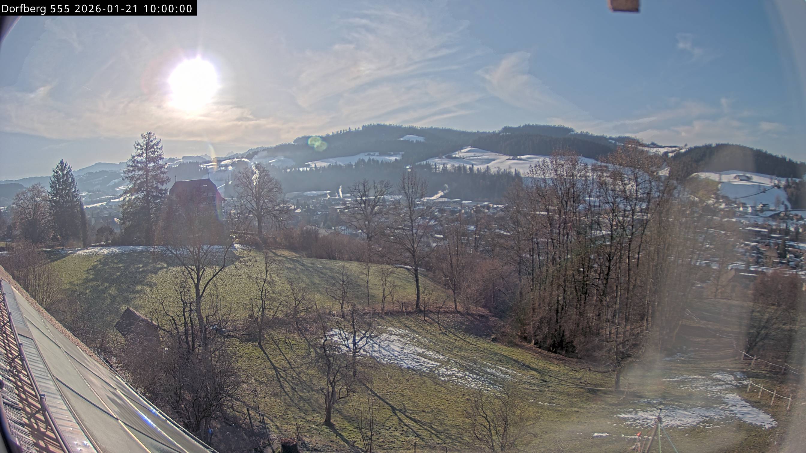 Webcam-Bild: Aussicht vom Dorfberg in Langnau 20260121-100000