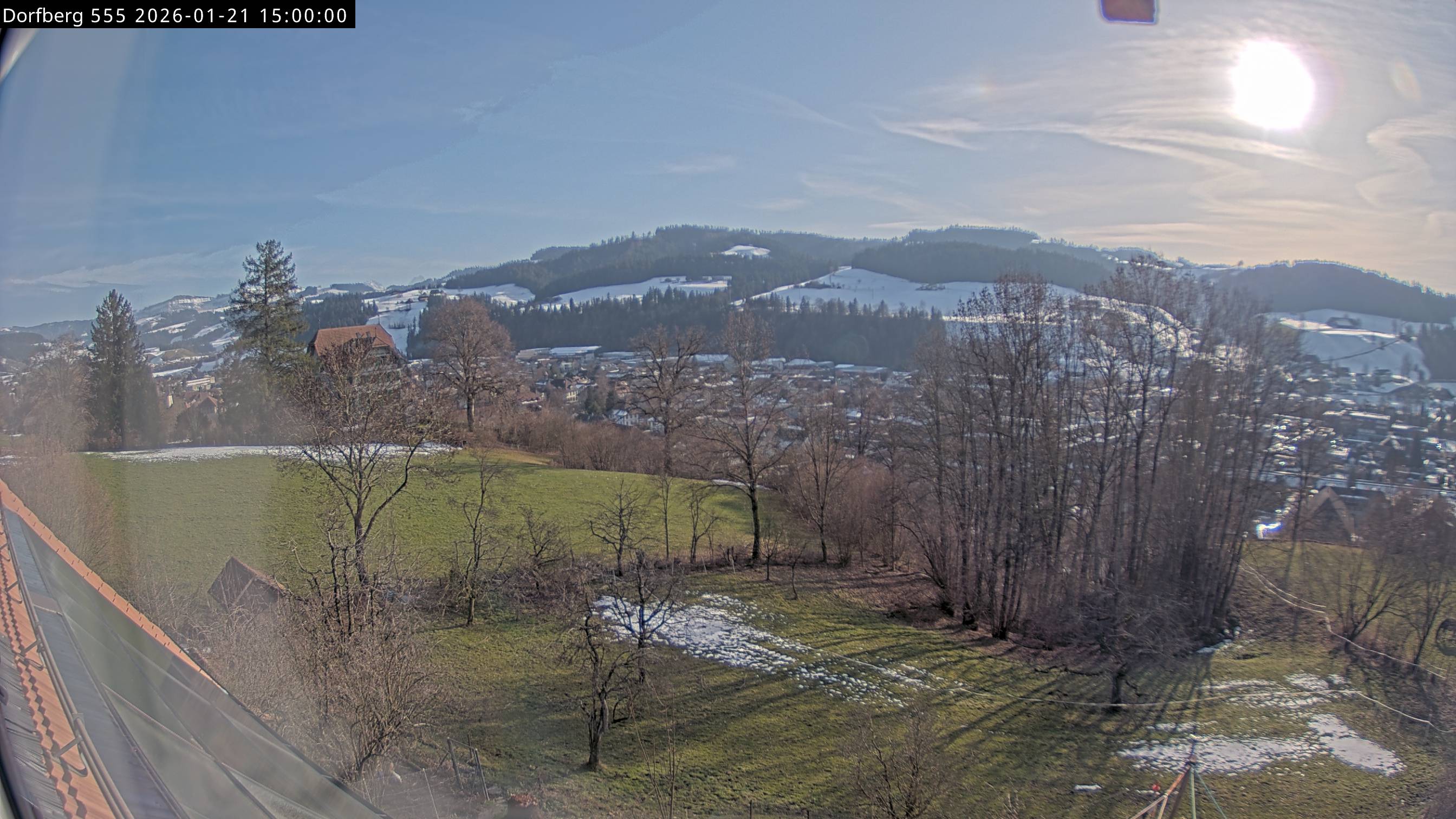 Webcam-Bild: Aussicht vom Dorfberg in Langnau 20260121-150000