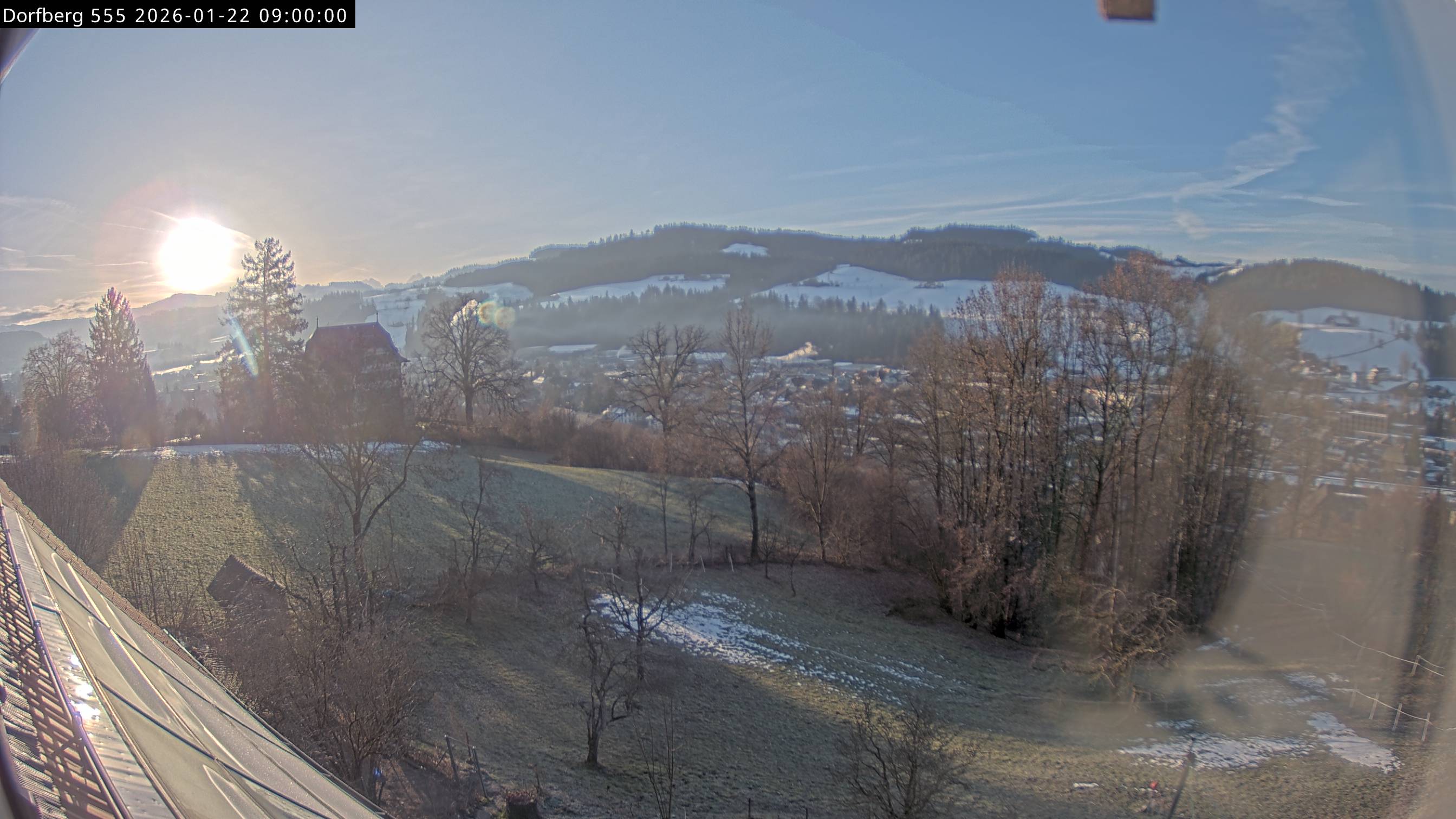Webcam-Bild: Aussicht vom Dorfberg in Langnau 20260122-090000