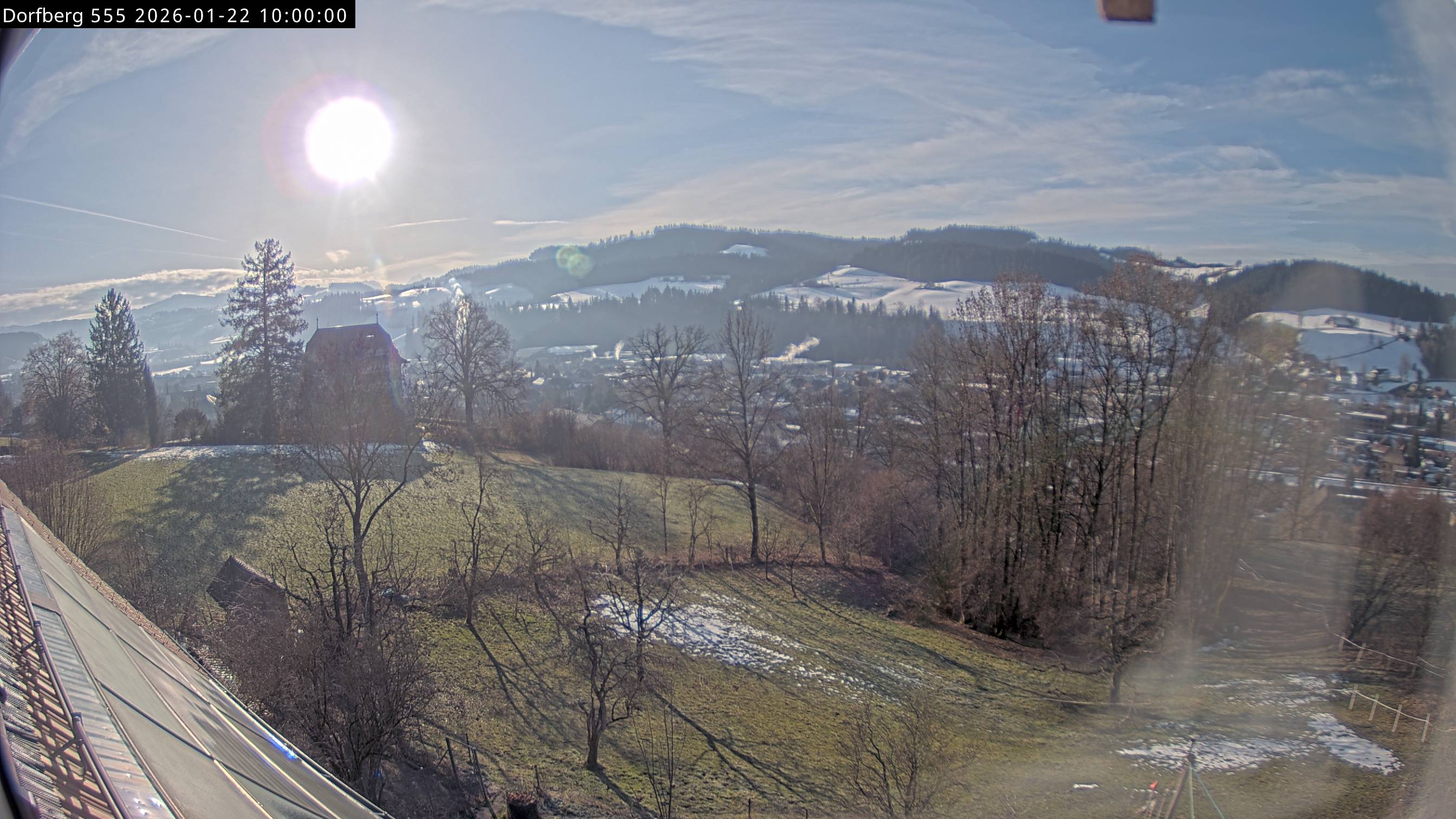 Webcam-Bild: Aussicht vom Dorfberg in Langnau 20260122-100000