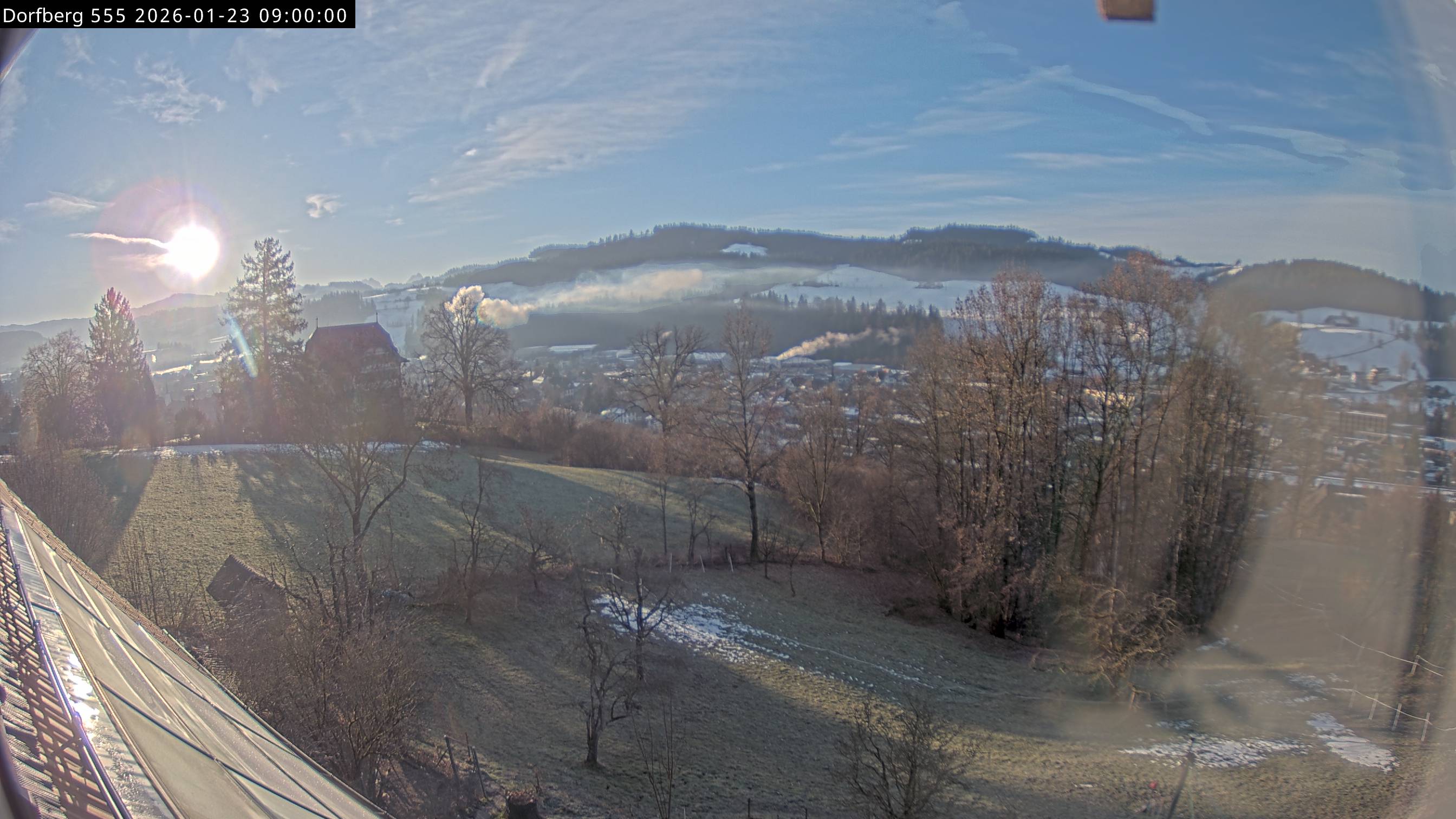 Webcam-Bild: Aussicht vom Dorfberg in Langnau 20260123-090000
