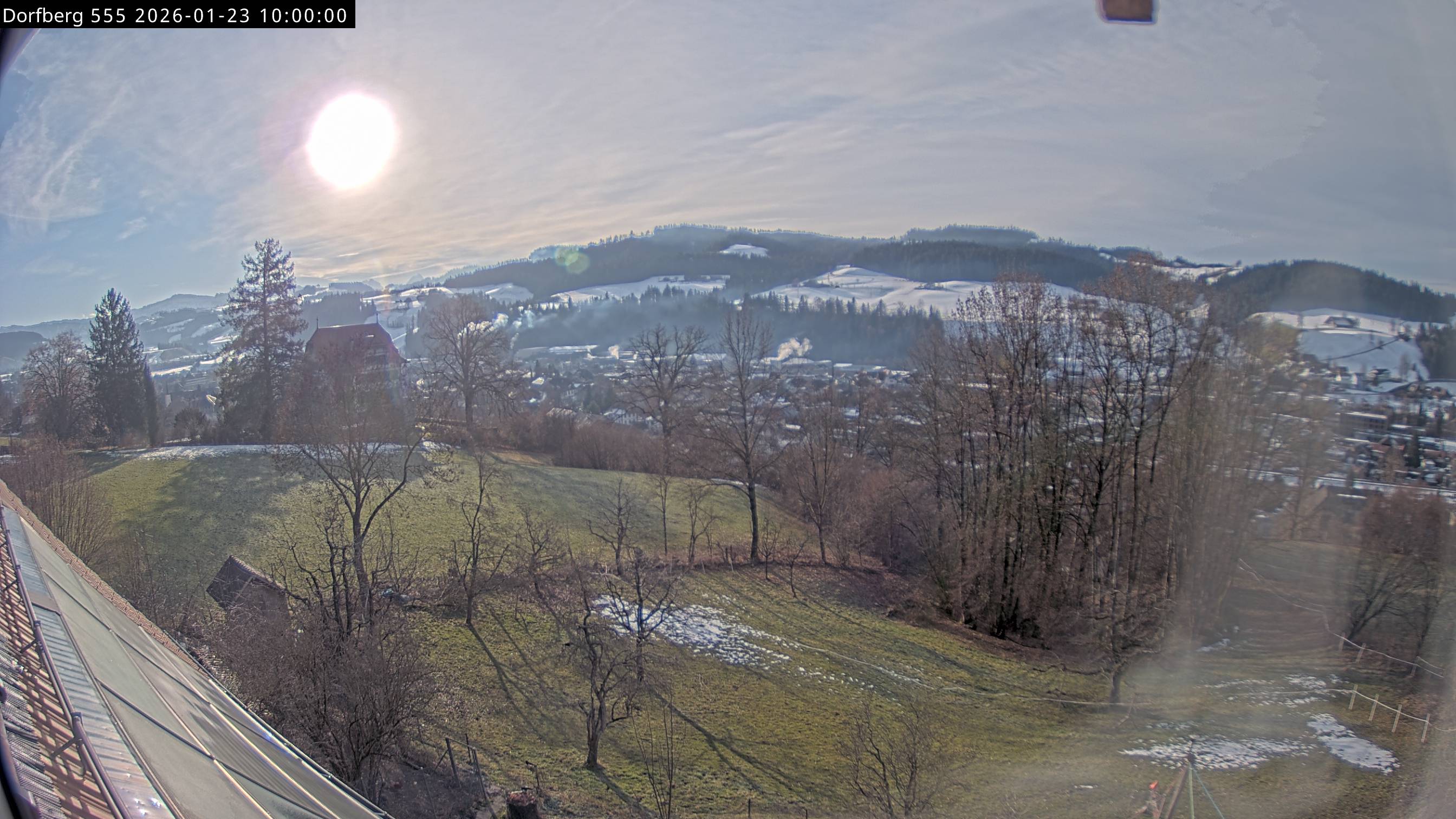 Webcam-Bild: Aussicht vom Dorfberg in Langnau 20260123-100000