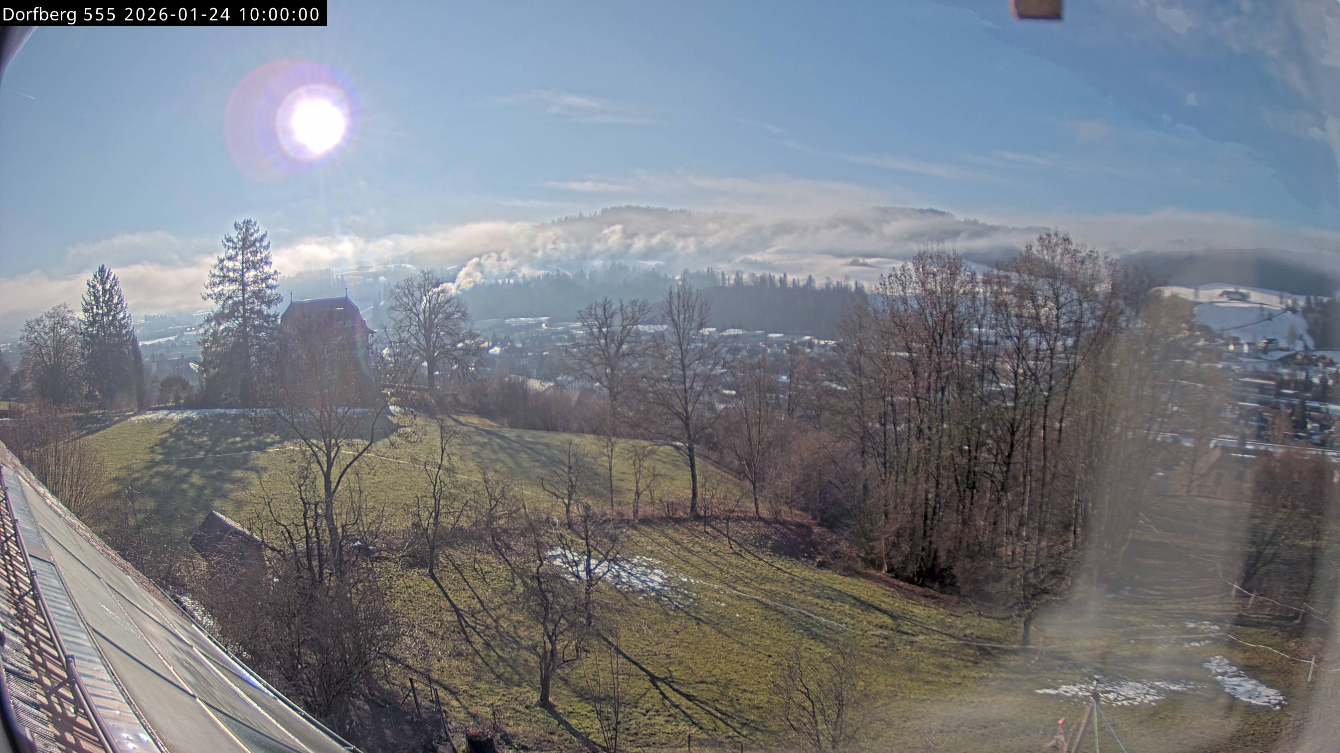 Webcam-Bild: Aussicht vom Dorfberg in Langnau 20260124-100000