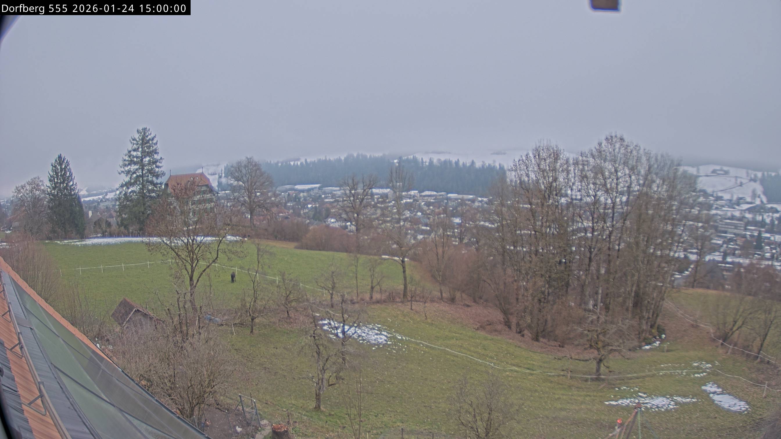 Webcam-Bild: Aussicht vom Dorfberg in Langnau 20260124-150000