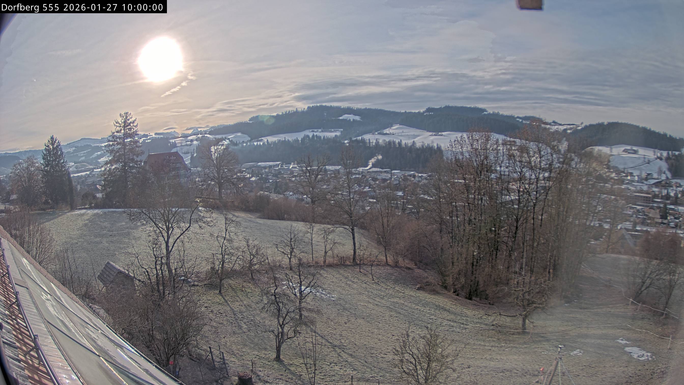 Webcam-Bild: Aussicht vom Dorfberg in Langnau 20260127-100000