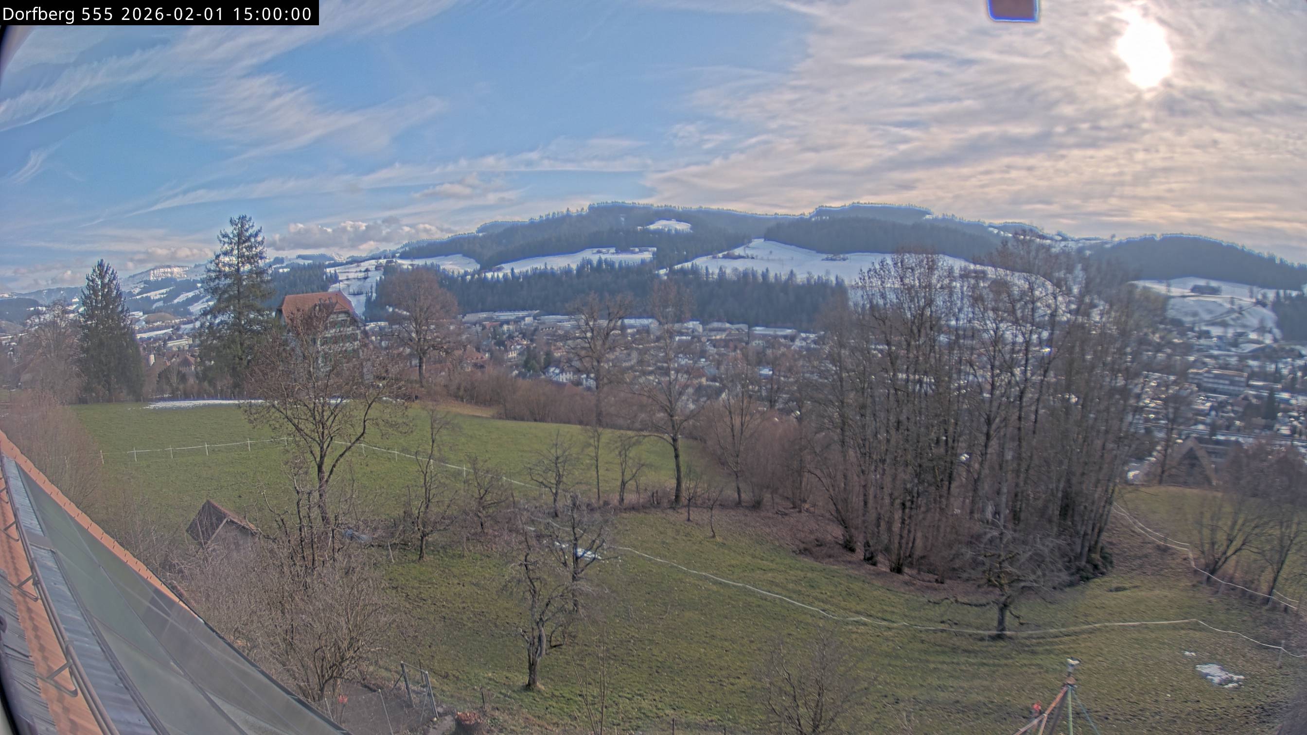 Webcam-Bild: Aussicht vom Dorfberg in Langnau 20260201-150000
