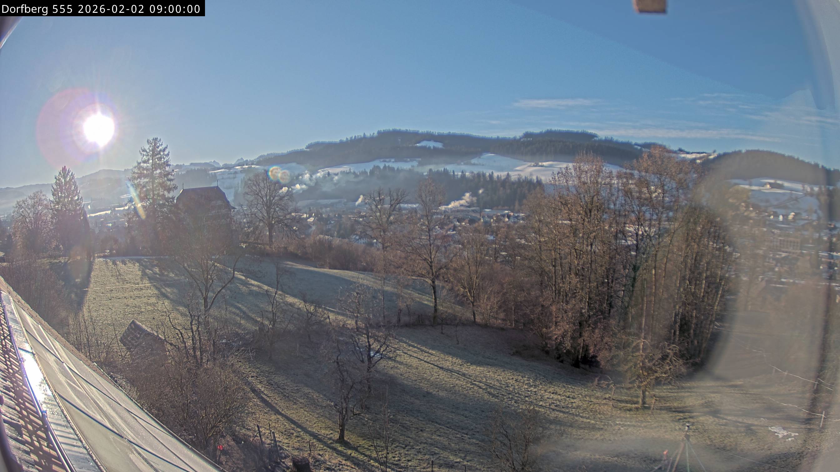 Webcam-Bild: Aussicht vom Dorfberg in Langnau 20260202-090000