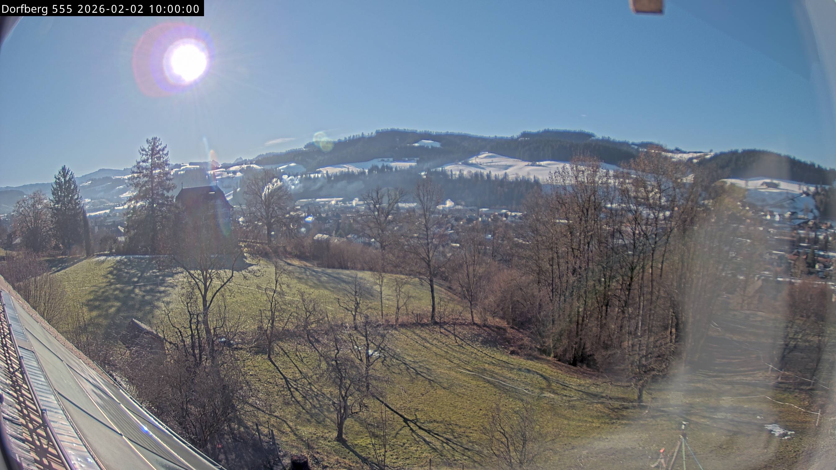 Webcam-Bild: Aussicht vom Dorfberg in Langnau 20260202-100000