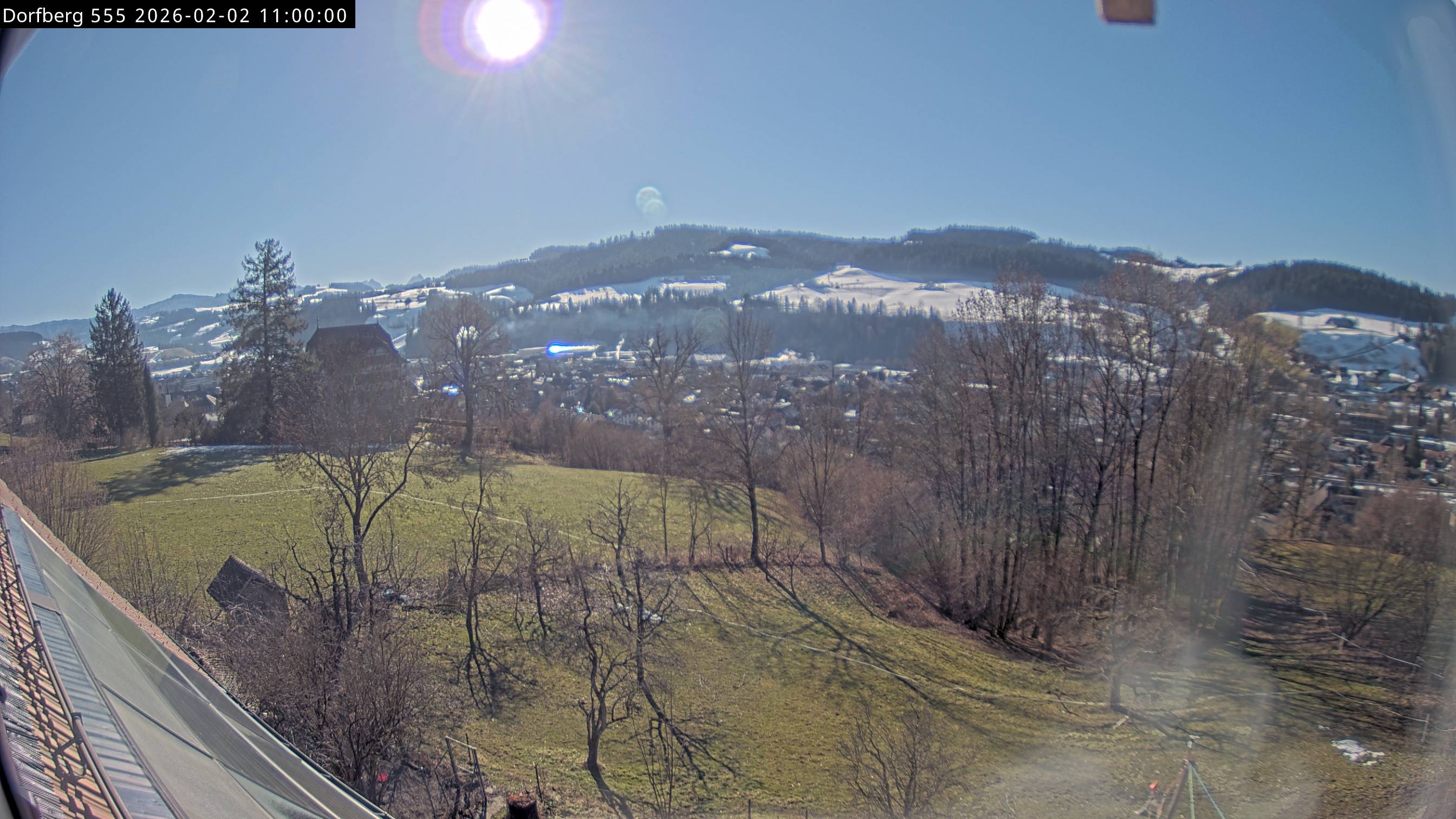Webcam-Bild: Aussicht vom Dorfberg in Langnau 20260202-110000