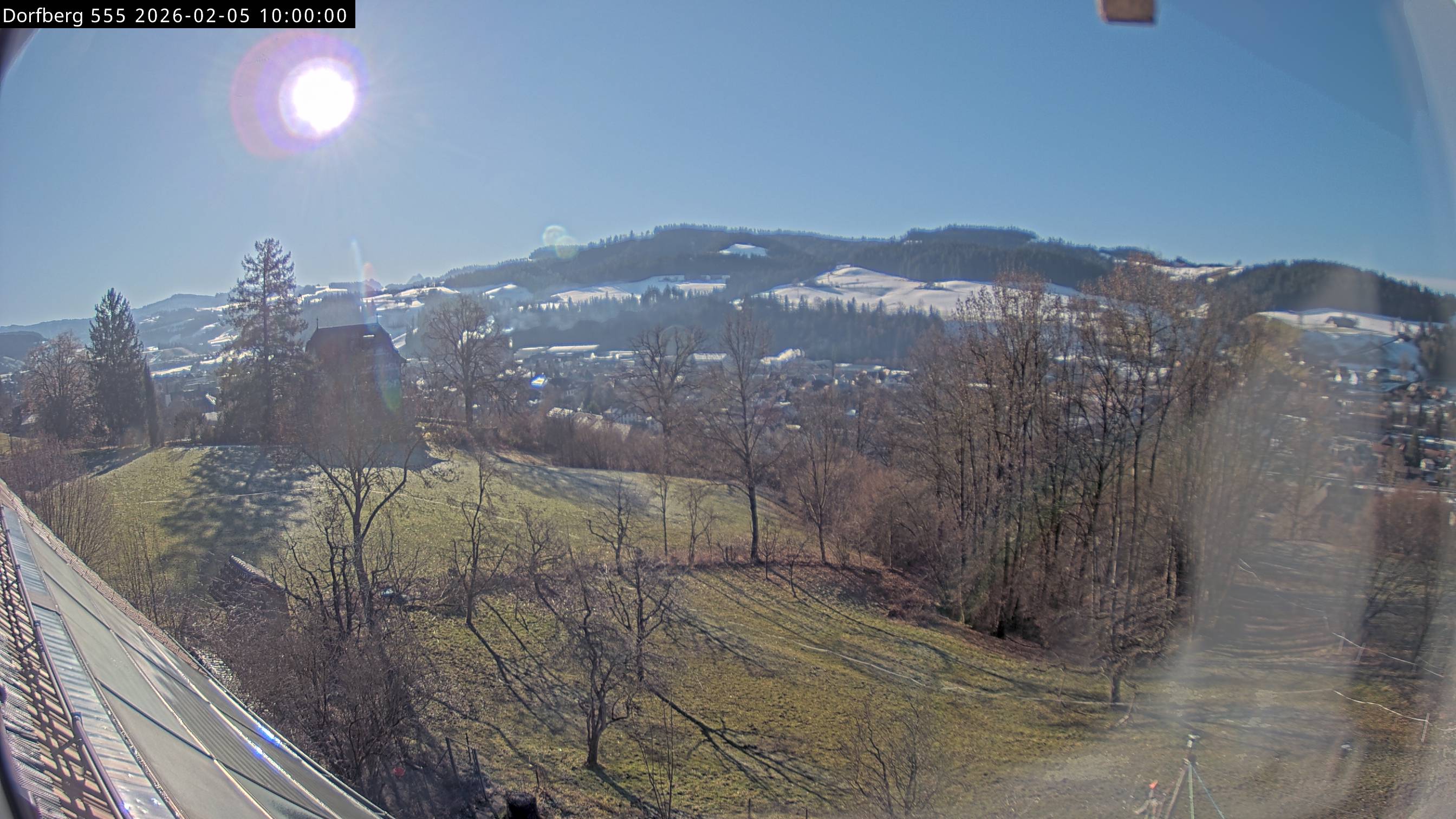 Webcam-Bild: Aussicht vom Dorfberg in Langnau 20260205-100000