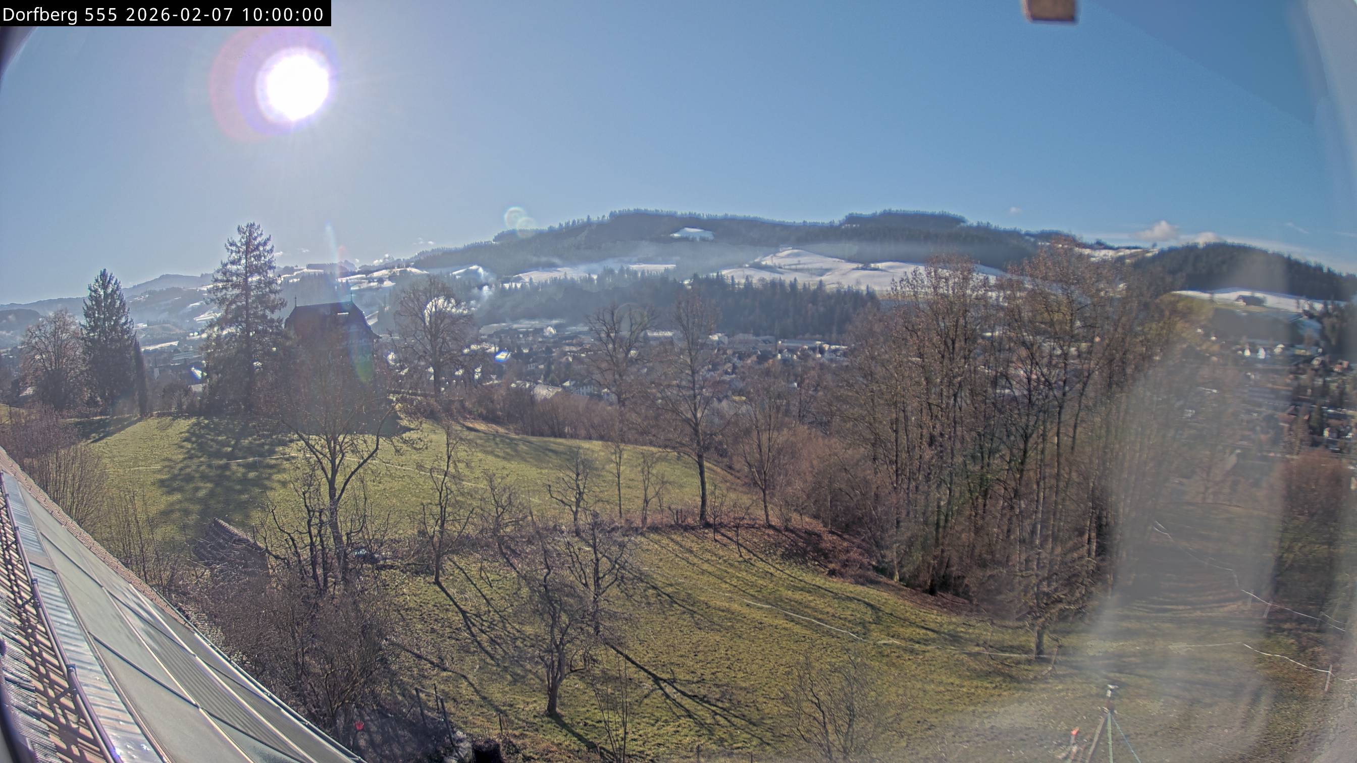 Webcam-Bild: Aussicht vom Dorfberg in Langnau 20260207-100000