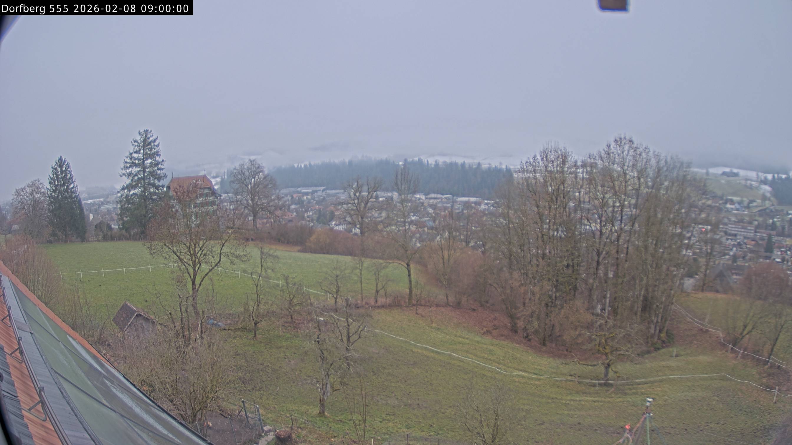 Webcam-Bild: Aussicht vom Dorfberg in Langnau 20260208-090000