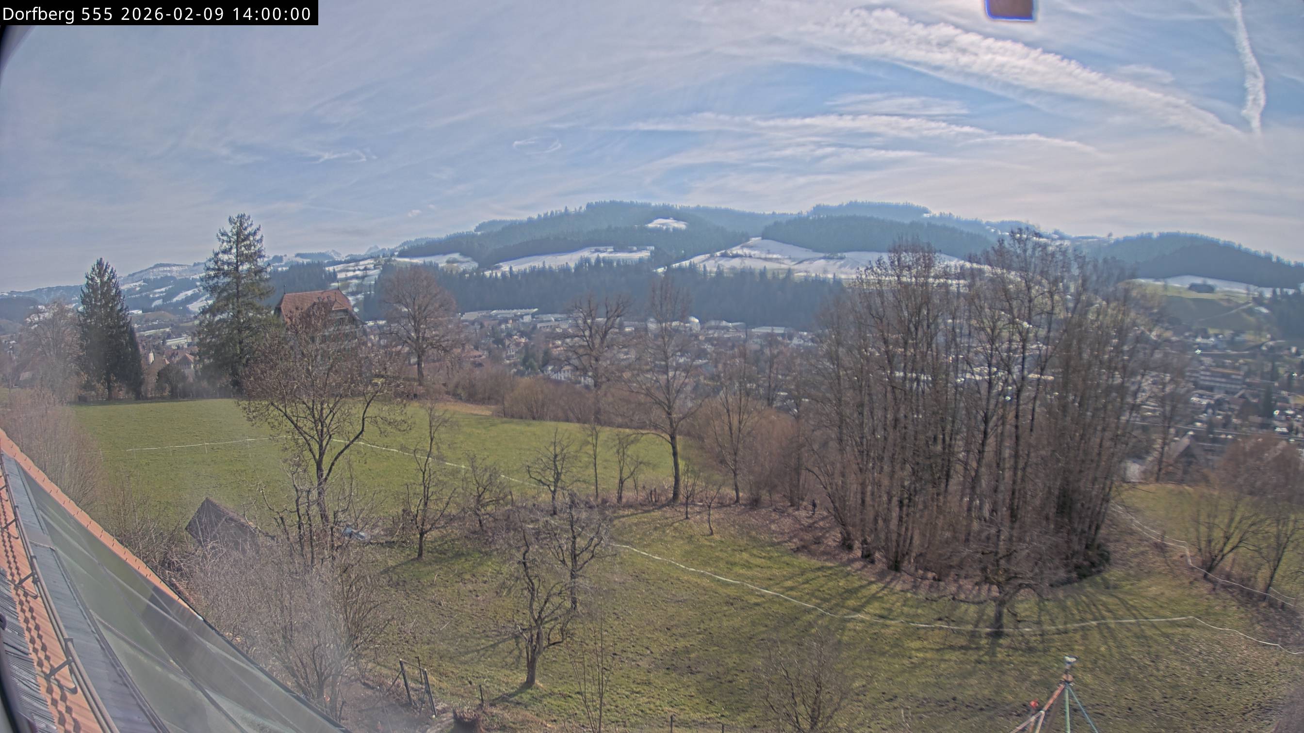 Webcam-Bild: Aussicht vom Dorfberg in Langnau 20260209-140000