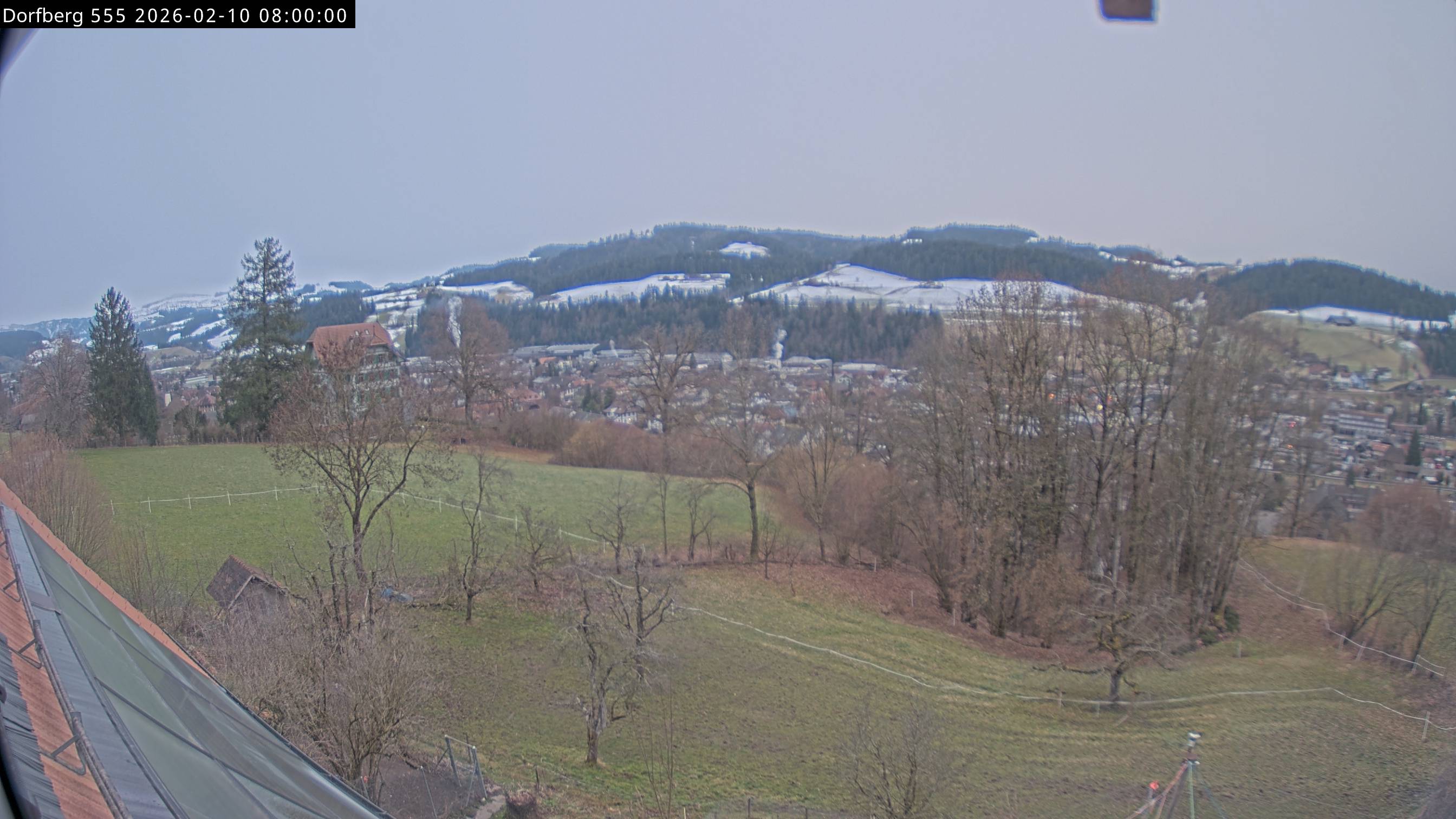 Webcam-Bild: Aussicht vom Dorfberg in Langnau 20260210-080000