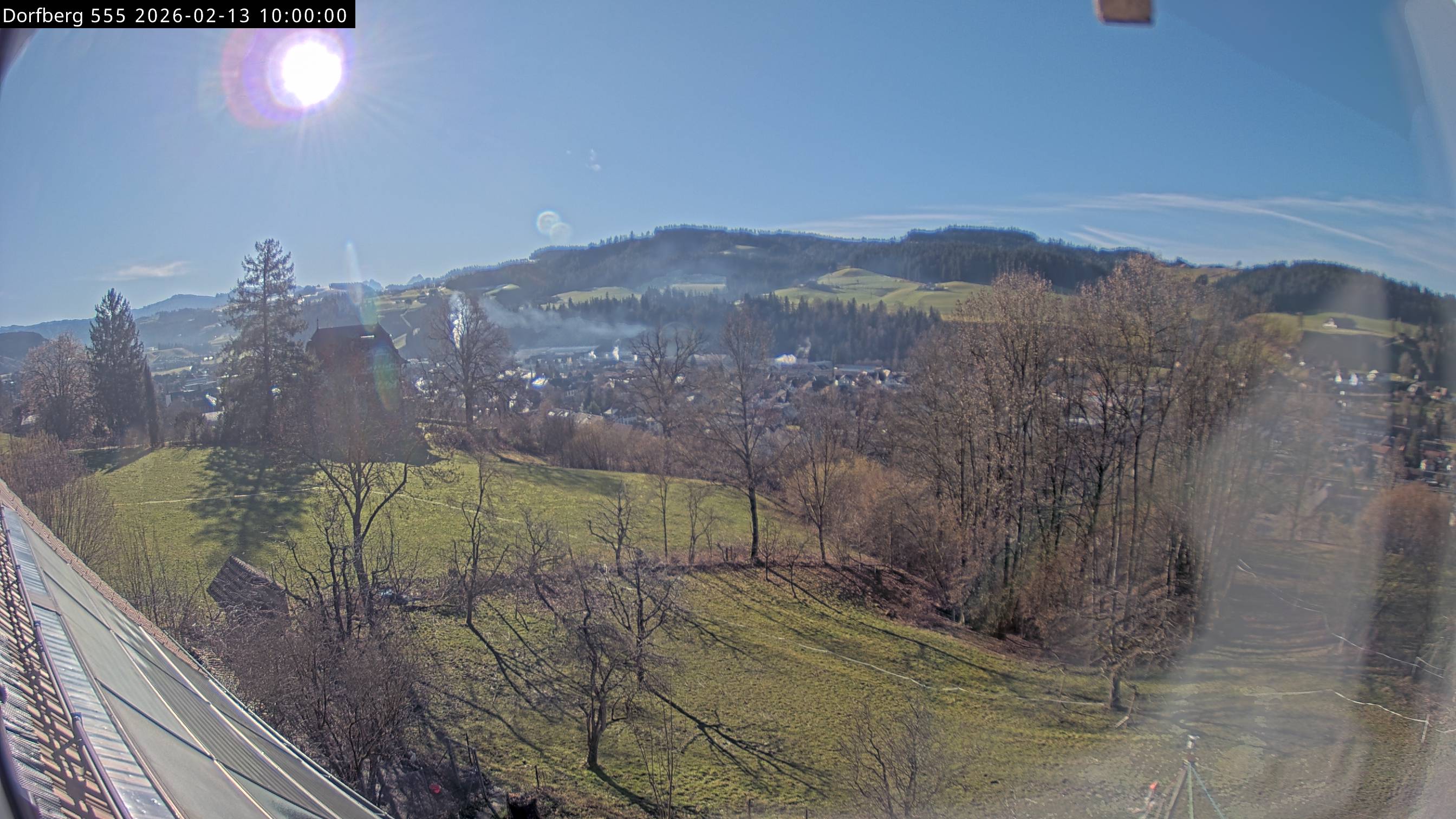 Webcam-Bild: Aussicht vom Dorfberg in Langnau 20260213-100000