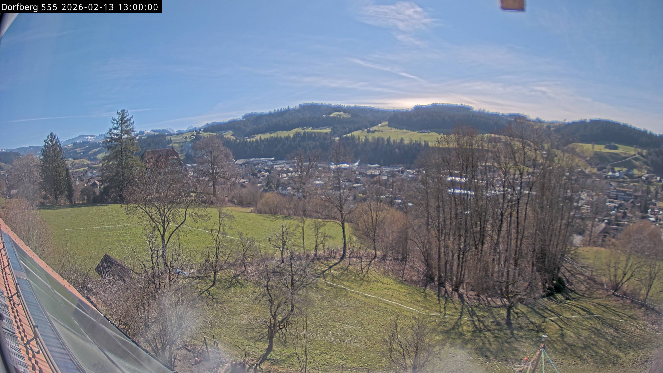 Webcam-Bild: Aussicht vom Dorfberg in Langnau 20260213-130000