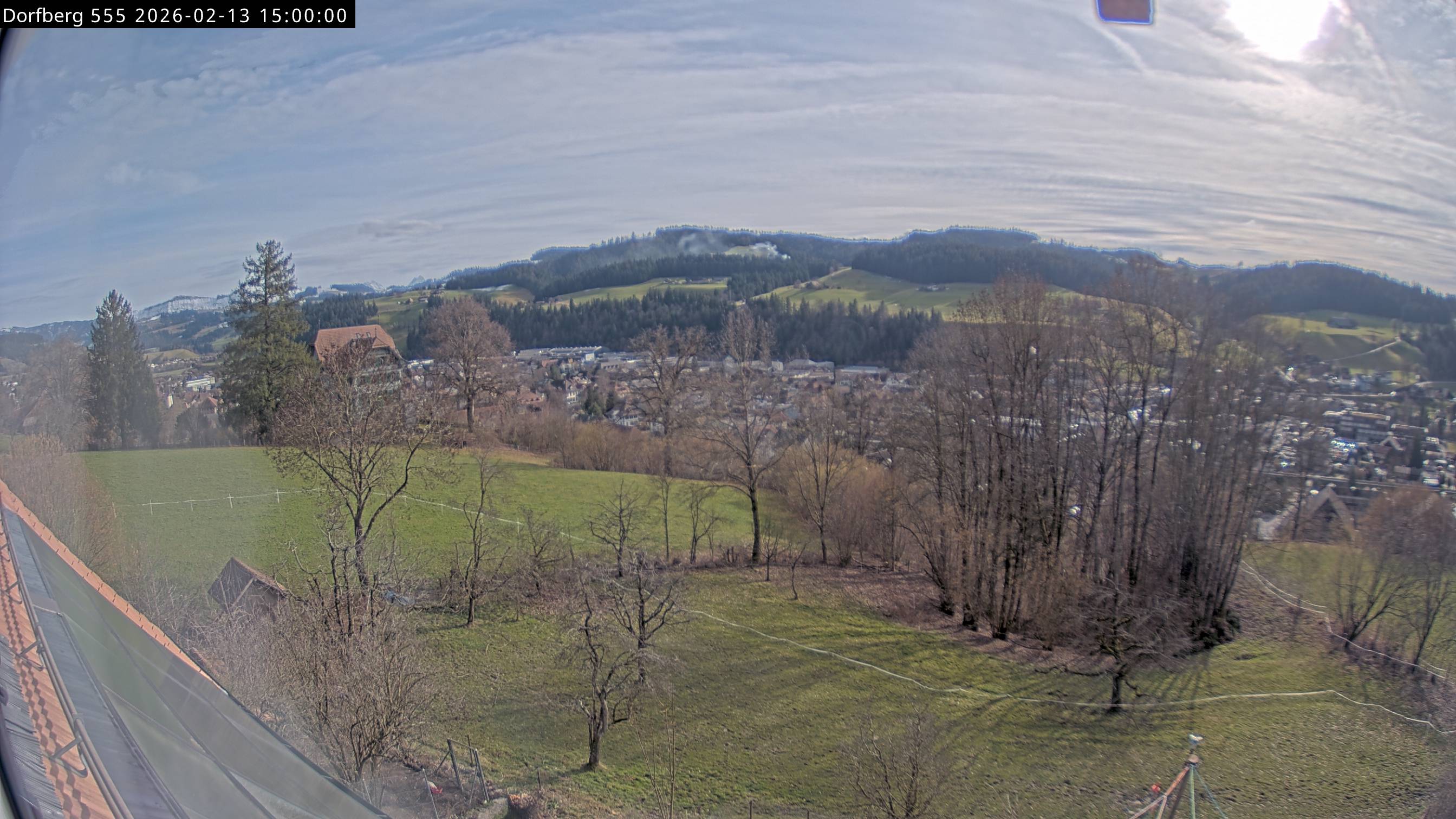 Webcam-Bild: Aussicht vom Dorfberg in Langnau 20260213-150000