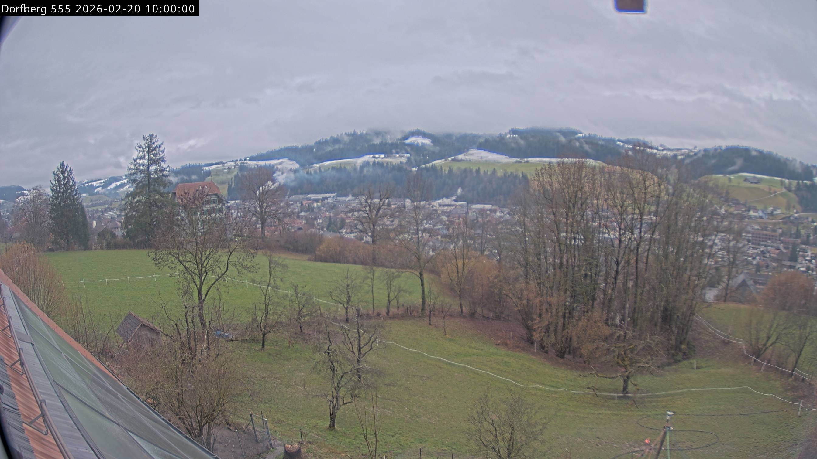 Webcam-Bild: Aussicht vom Dorfberg in Langnau 20260220-100000