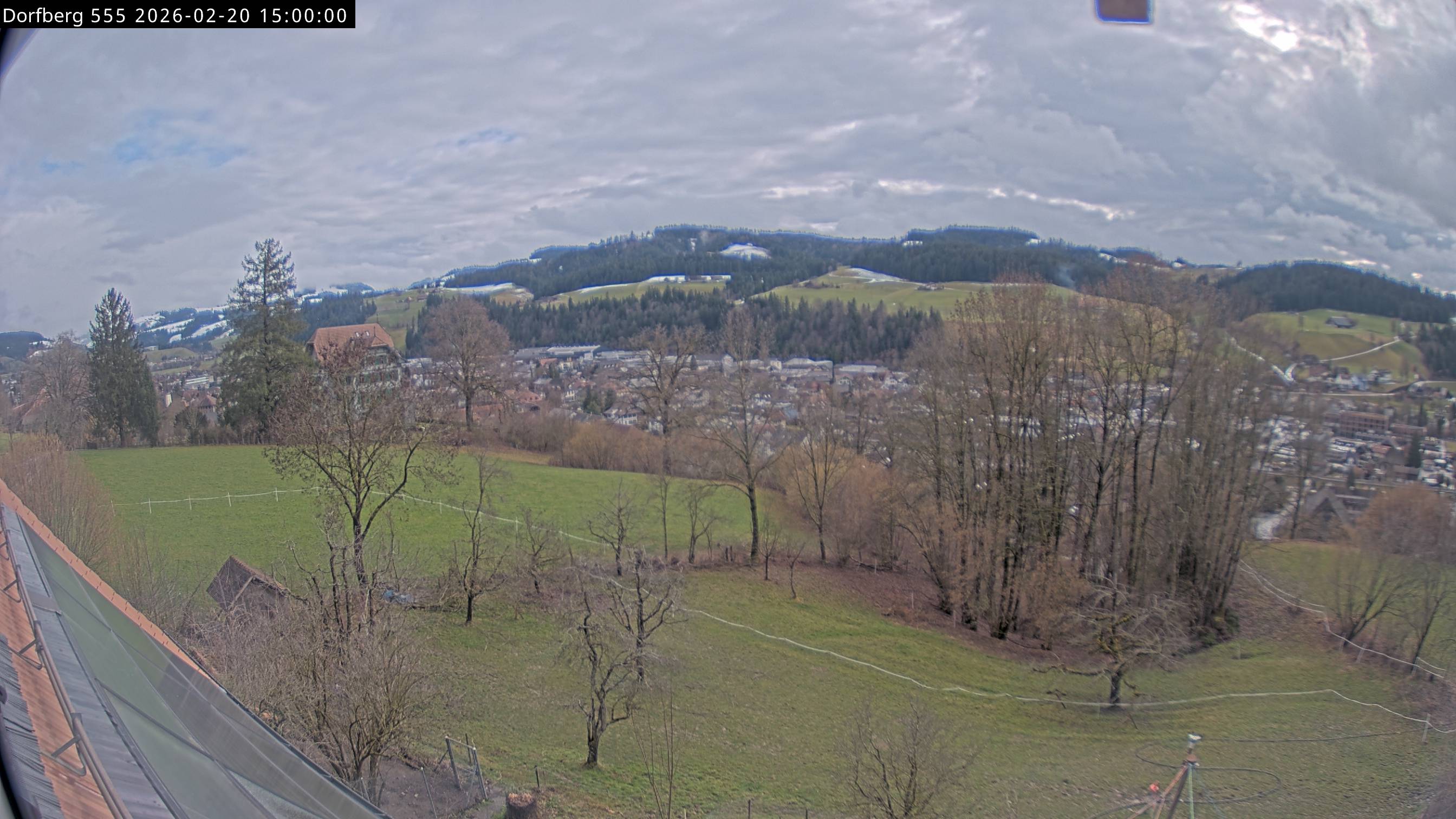 Webcam-Bild: Aussicht vom Dorfberg in Langnau 20260220-150000