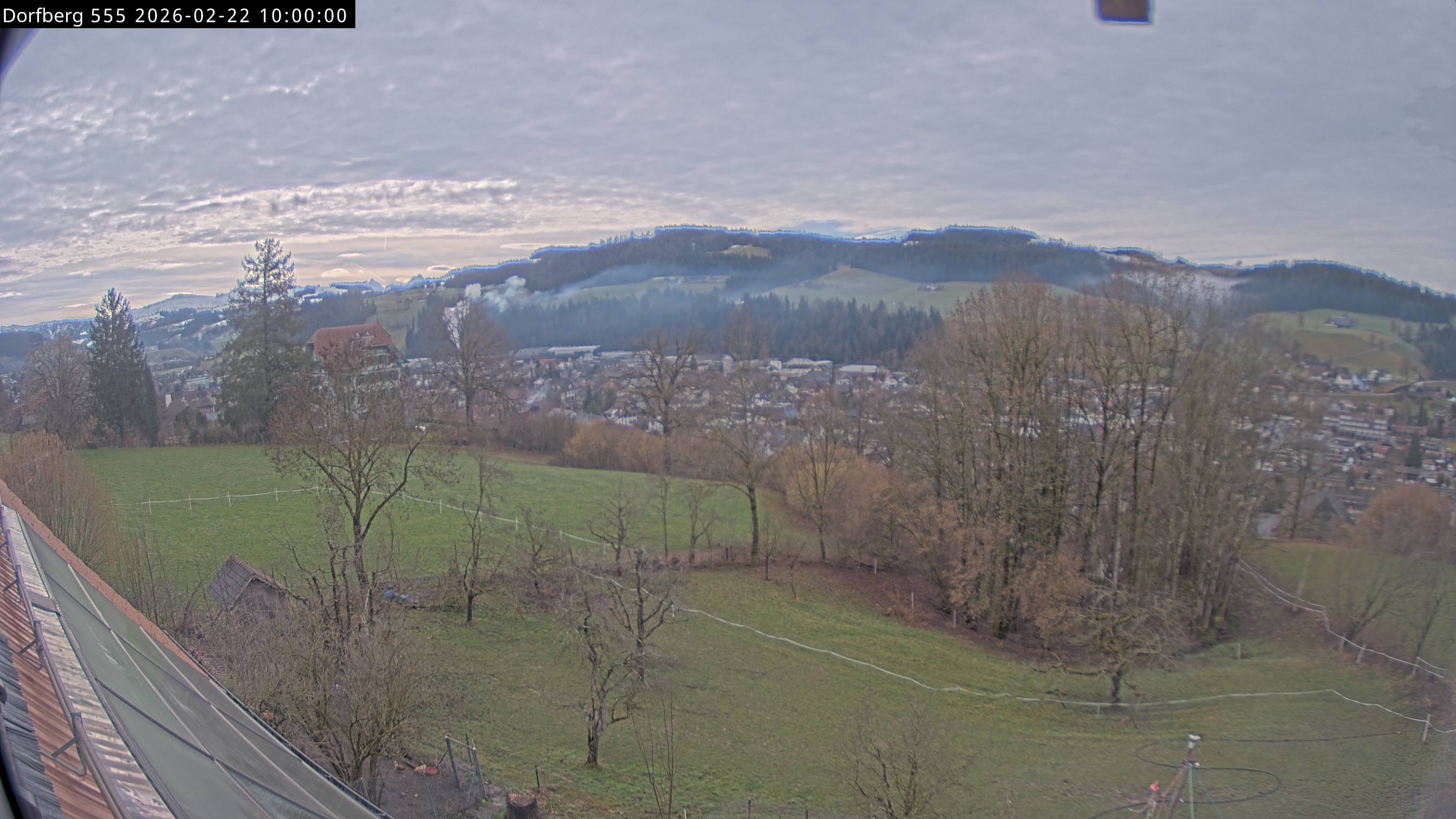 Webcam-Bild: Aussicht vom Dorfberg in Langnau 20260222-100000