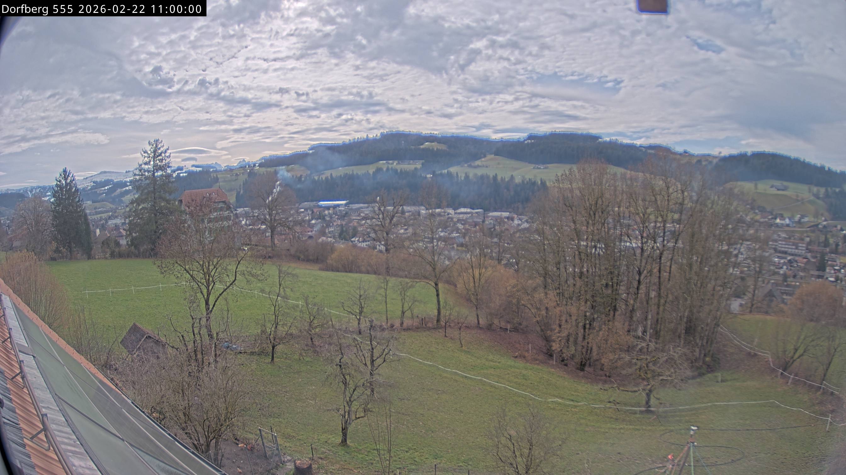 Webcam-Bild: Aussicht vom Dorfberg in Langnau 20260222-110000
