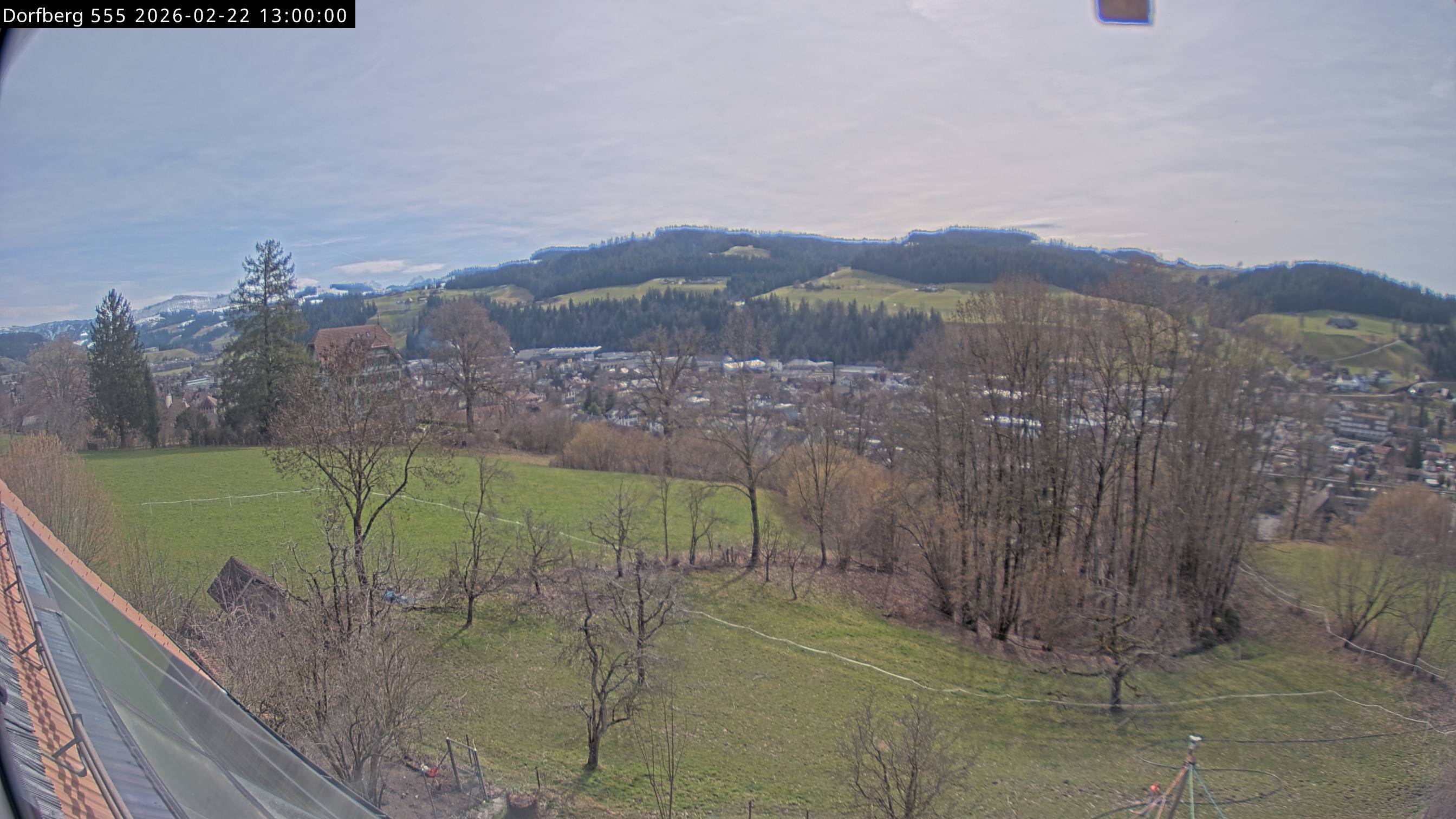 Webcam-Bild: Aussicht vom Dorfberg in Langnau 20260222-130000