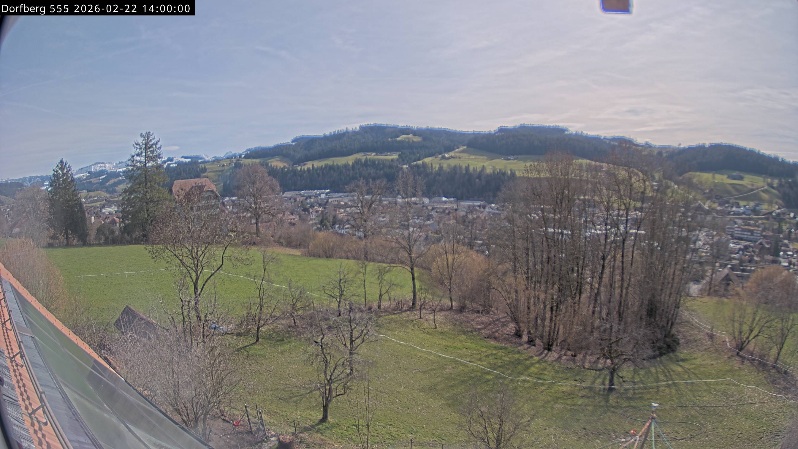 Webcam-Bild: Aussicht vom Dorfberg in Langnau 20260222-140000
