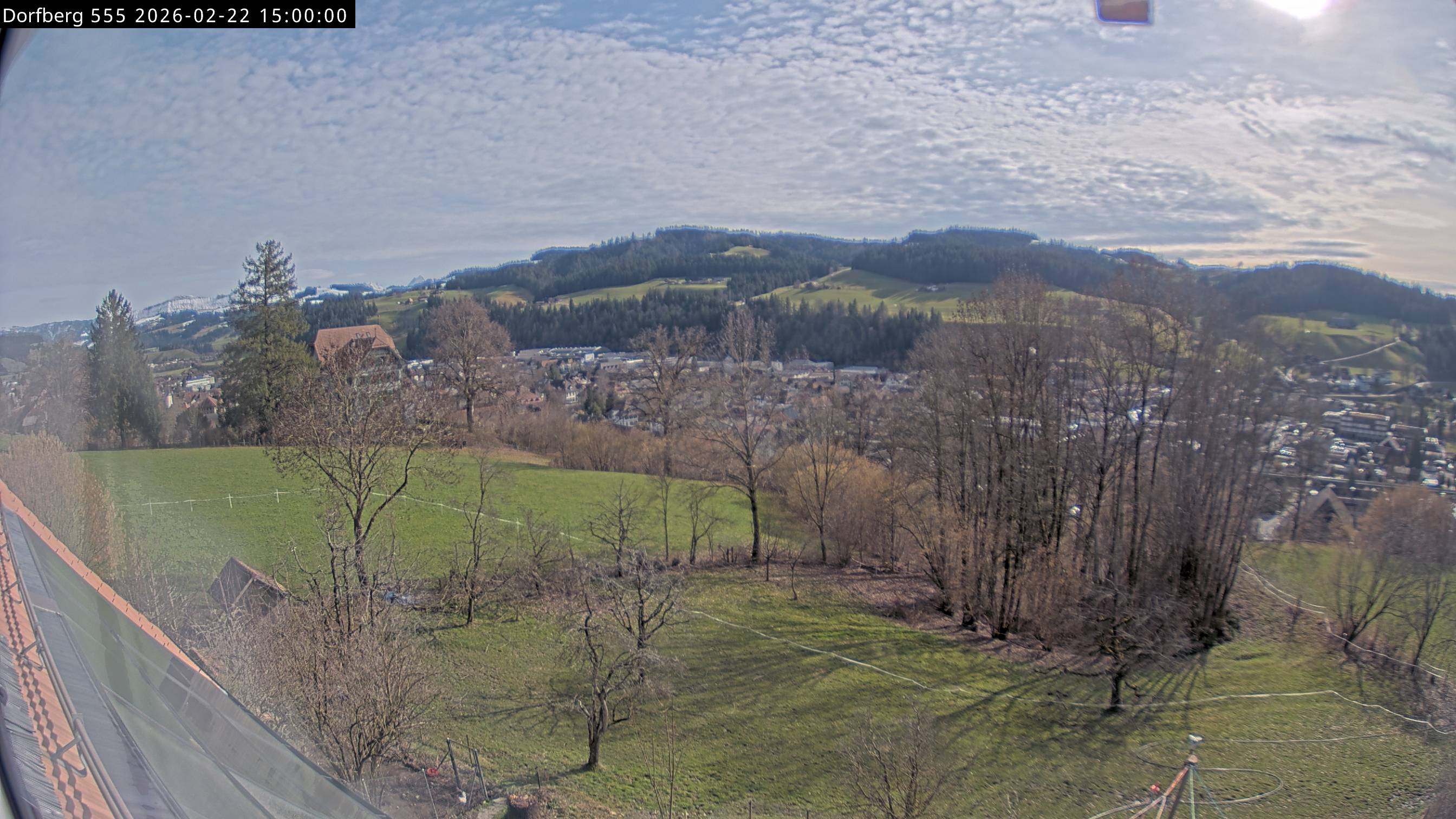 Webcam-Bild: Aussicht vom Dorfberg in Langnau 20260222-150000