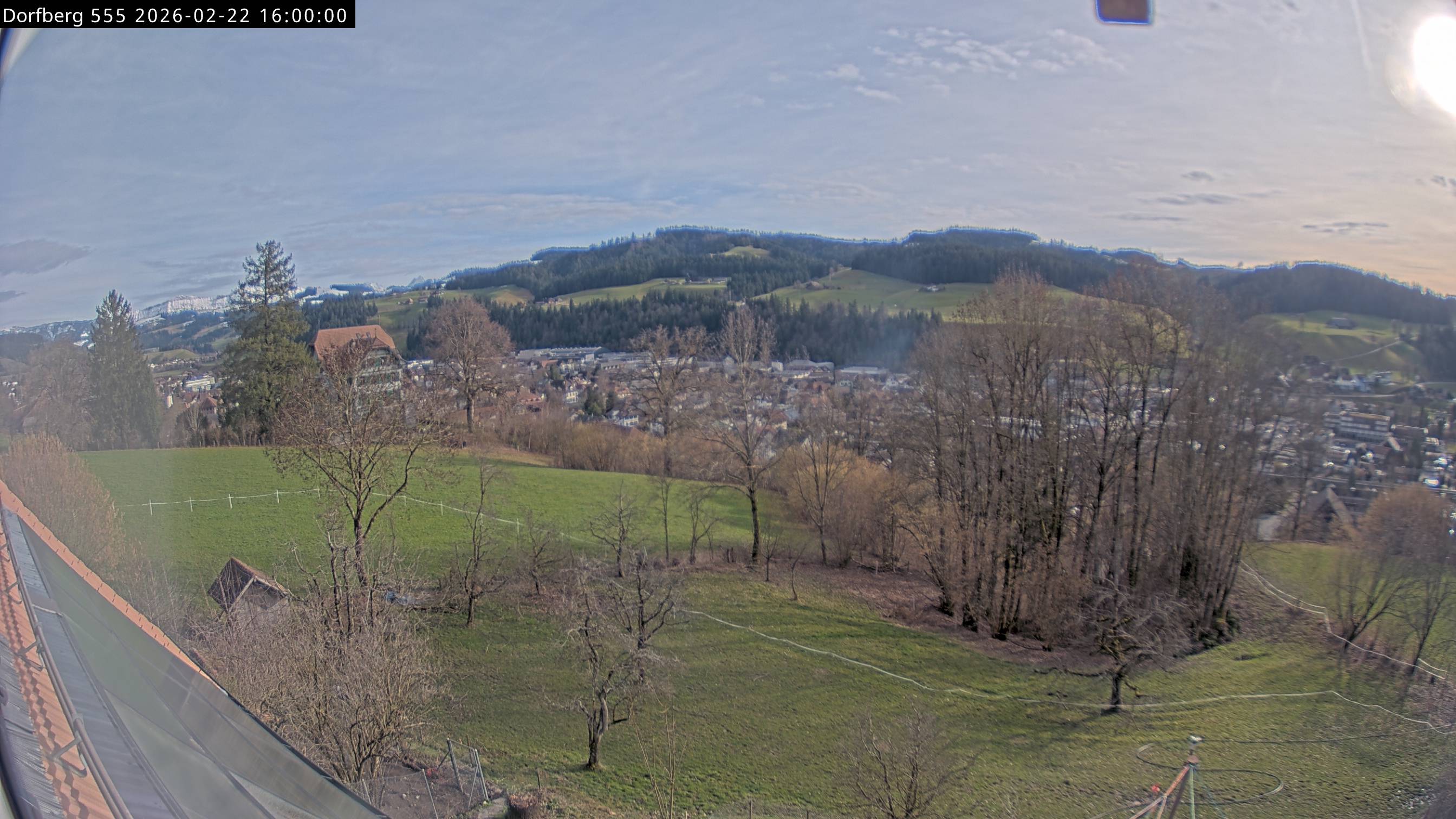 Webcam-Bild: Aussicht vom Dorfberg in Langnau 20260222-160000