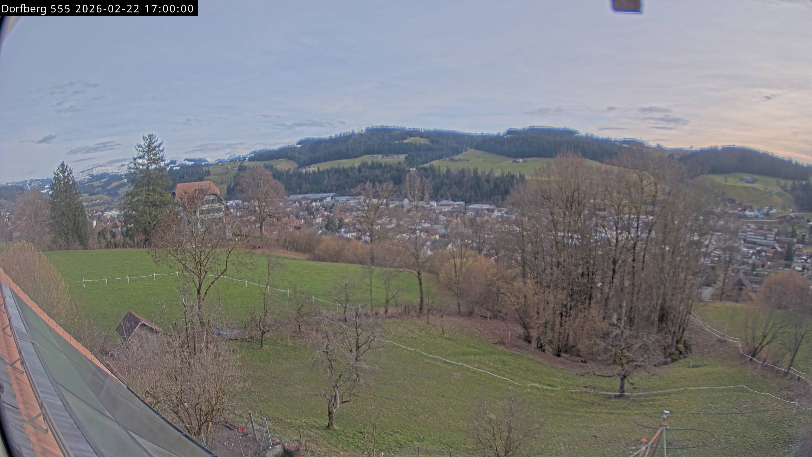 Webcam-Bild: Aussicht vom Dorfberg in Langnau 20260222-170000